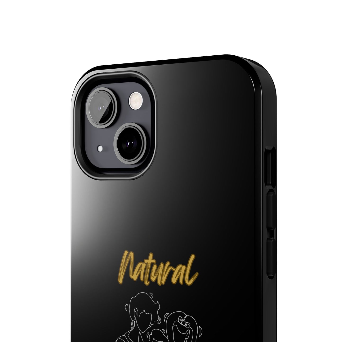 Natural Woman Bear Hugs (WL) Tough Phone Cases BLACK