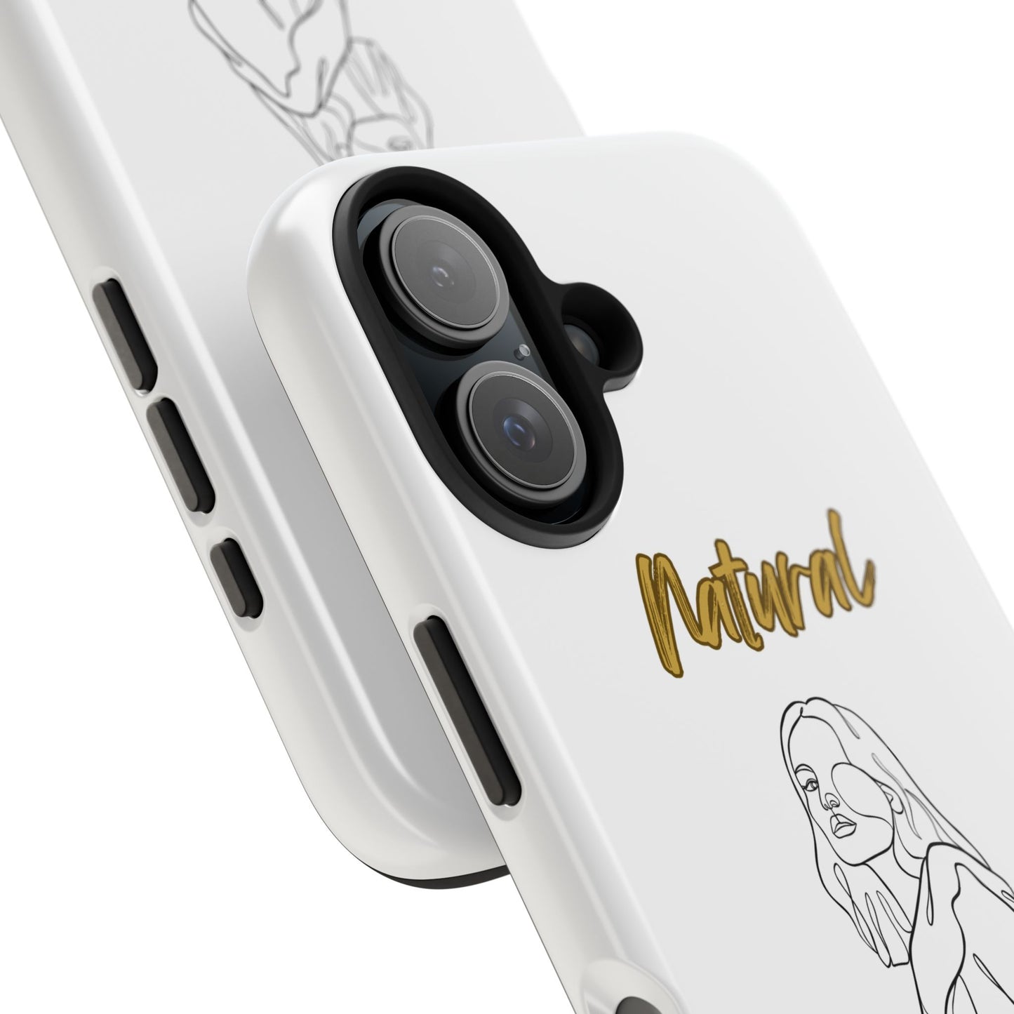 Natural Woman Care Free (BL)Tough Phone Cases WHITE