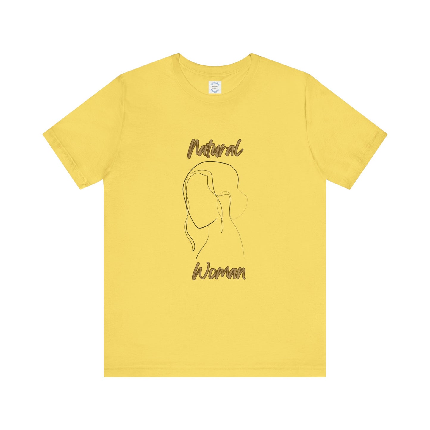Natural Woman Hanging hair (BL) Short Sleeve T-Shirt