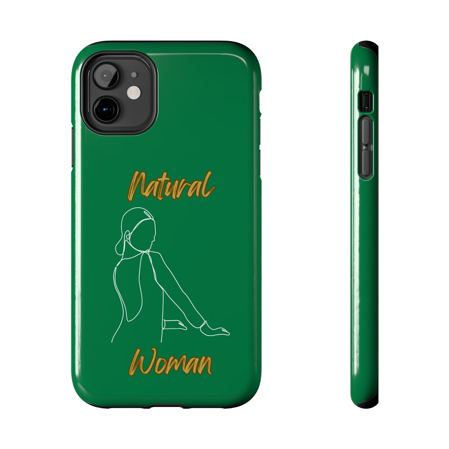 Natural Woman Hands Free (WL)Tough Phone Cases DARK GREEN