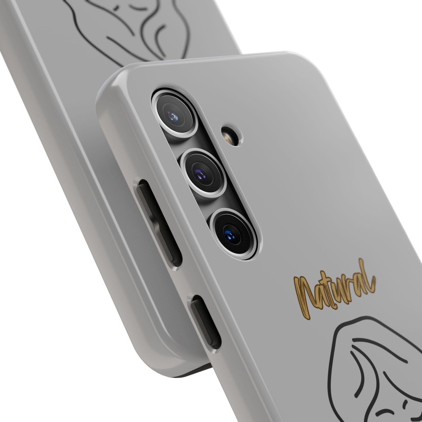 Natural Woman Modest (BL)Tough Phone Cases LIGHT GREY