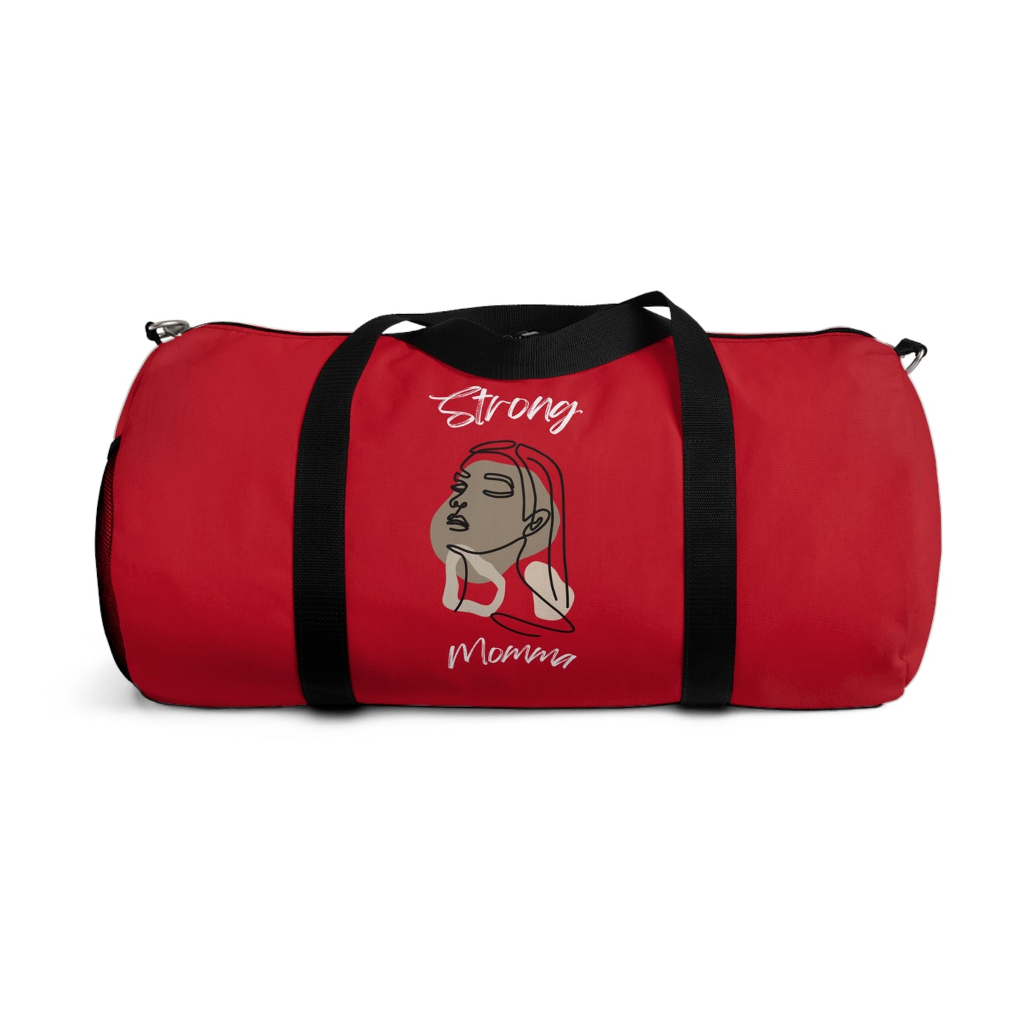 Strong Momma (WL) Duffel Bag DARK RED