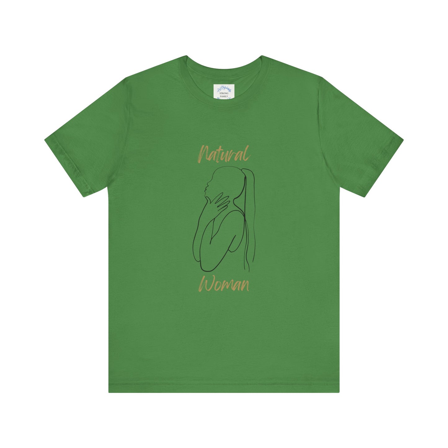 Natural Woman Ponytail (BL) Short Sleeve T-Shirt