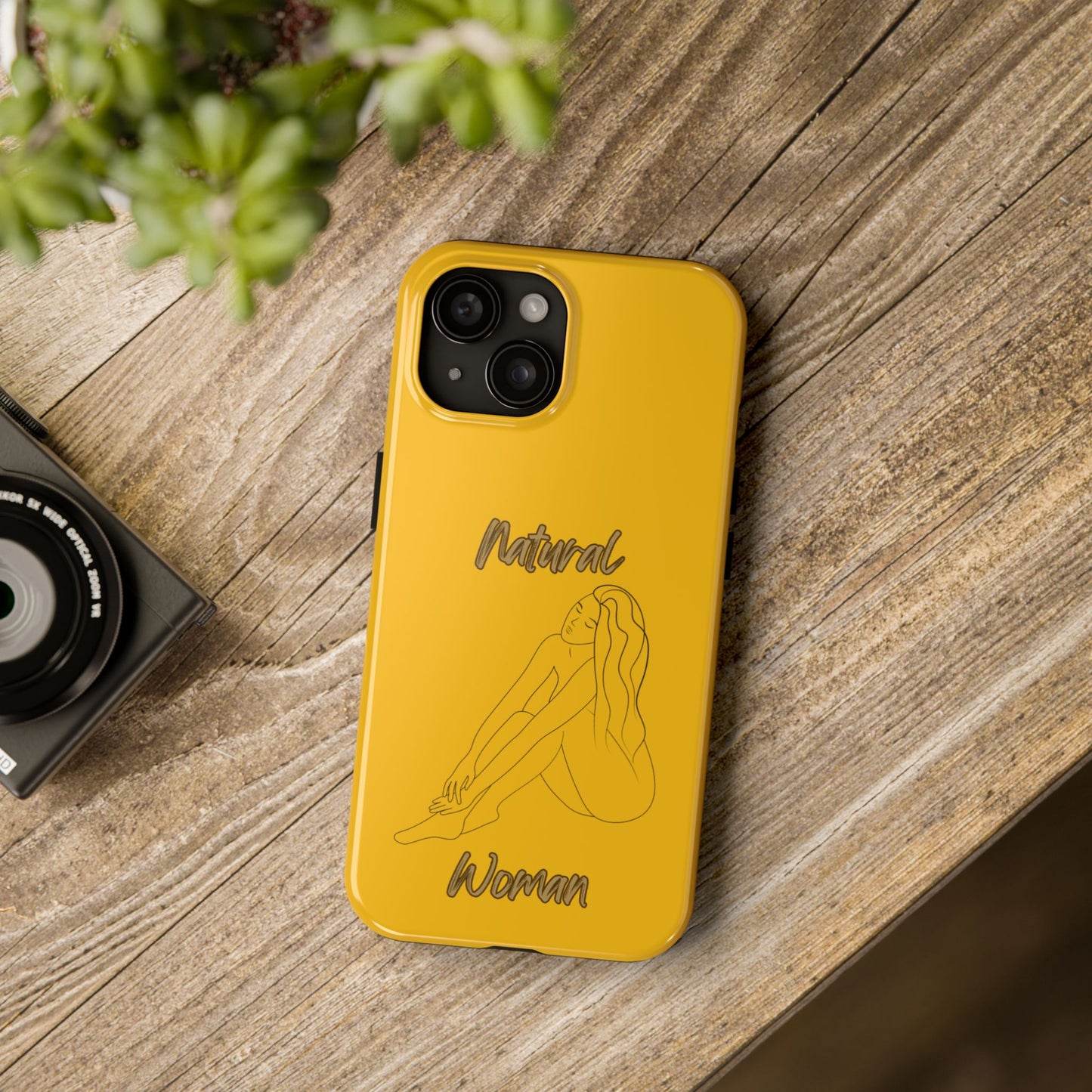 Natural Woman Beauty (BL) Tough Phone Cases YELLOW