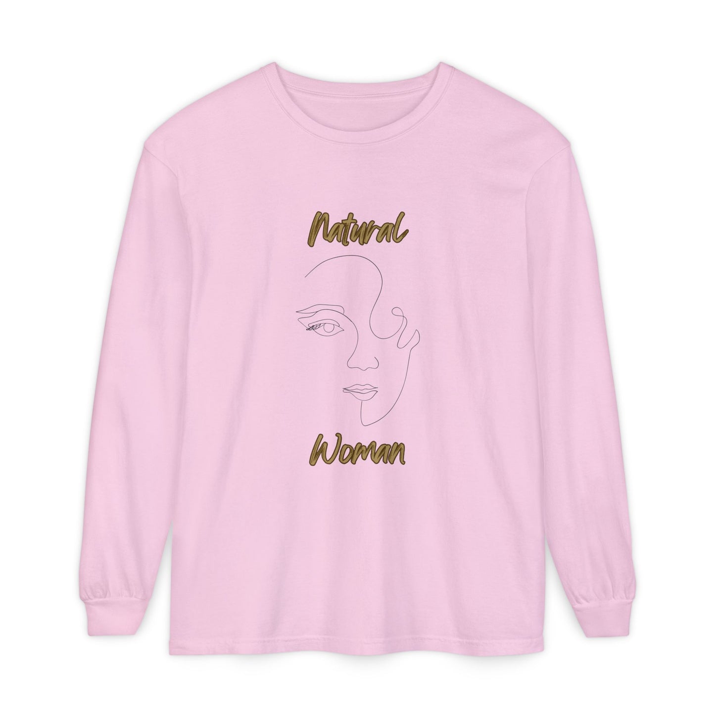 Natural Woman Looking (BL) Long Sleeve T-Shirt
