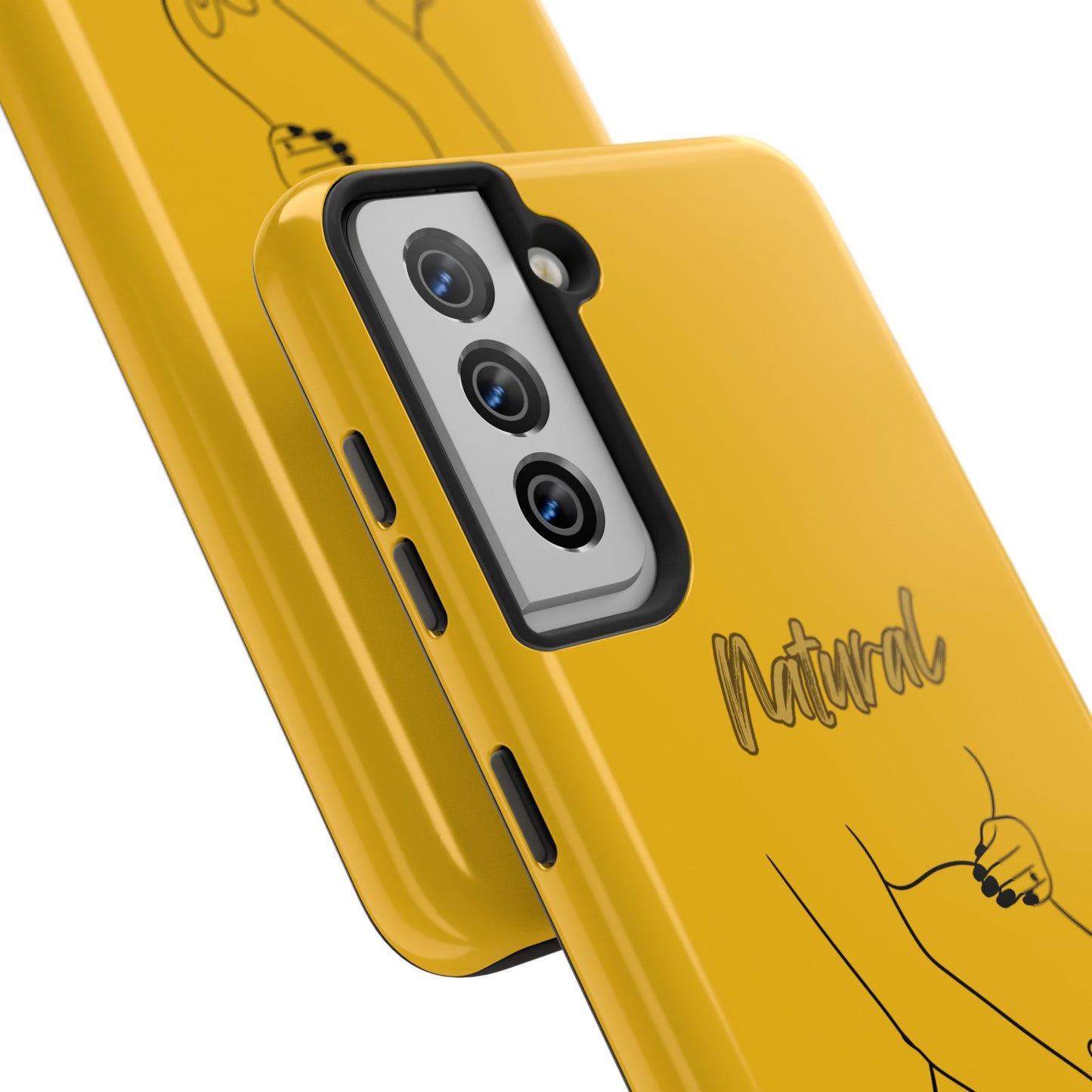 Natural Woman Loved In & Out (BL)Tough Phone Cases YELLOW