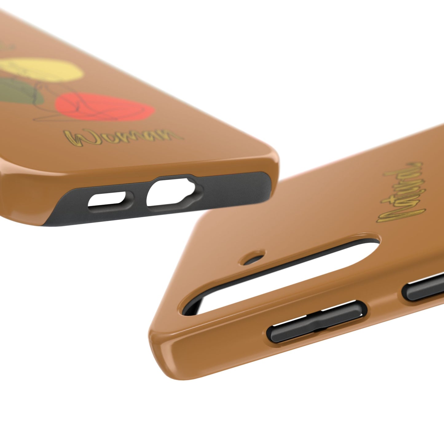 Natural Woman Colorful Pose (BL)Tough Phone Cases LIGHT BROWN