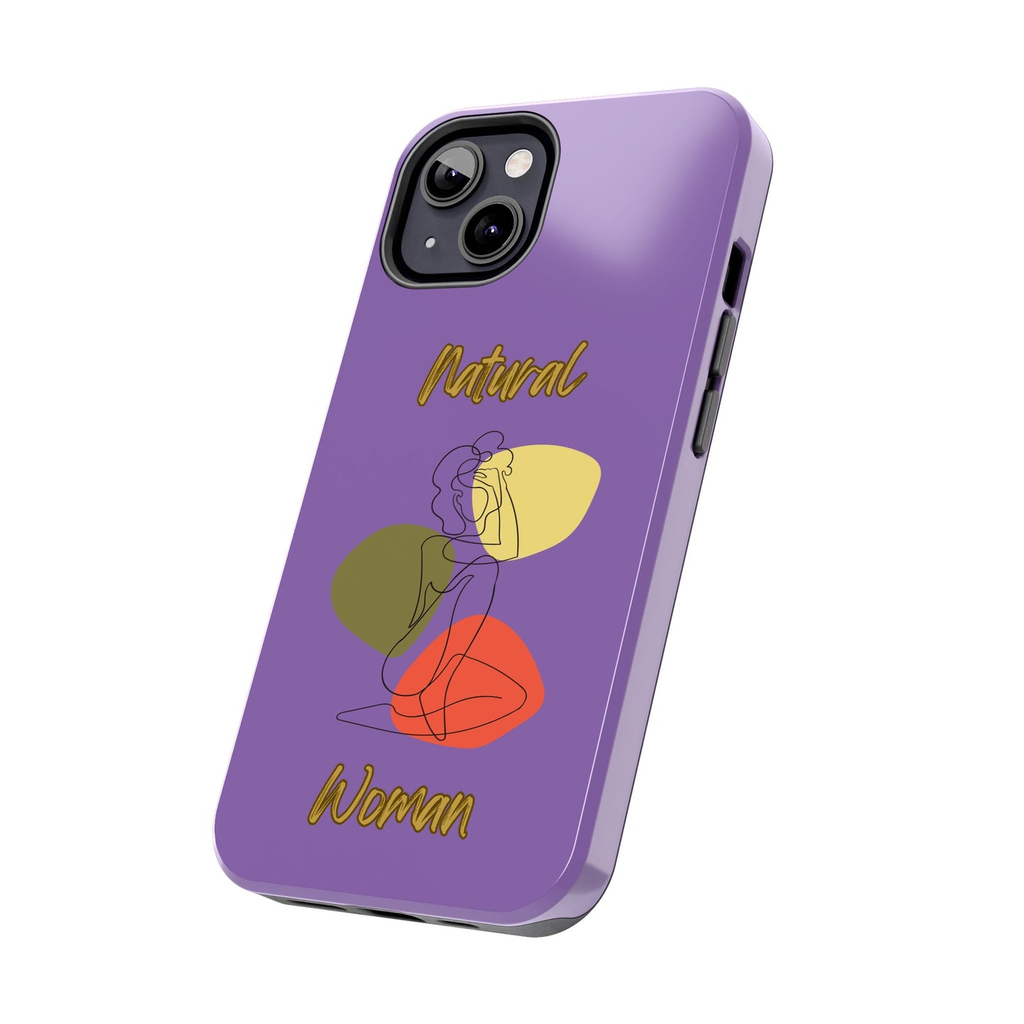 Natural Woman Colorful Pose (BL)Tough Phone Cases LIGHT PURPLE