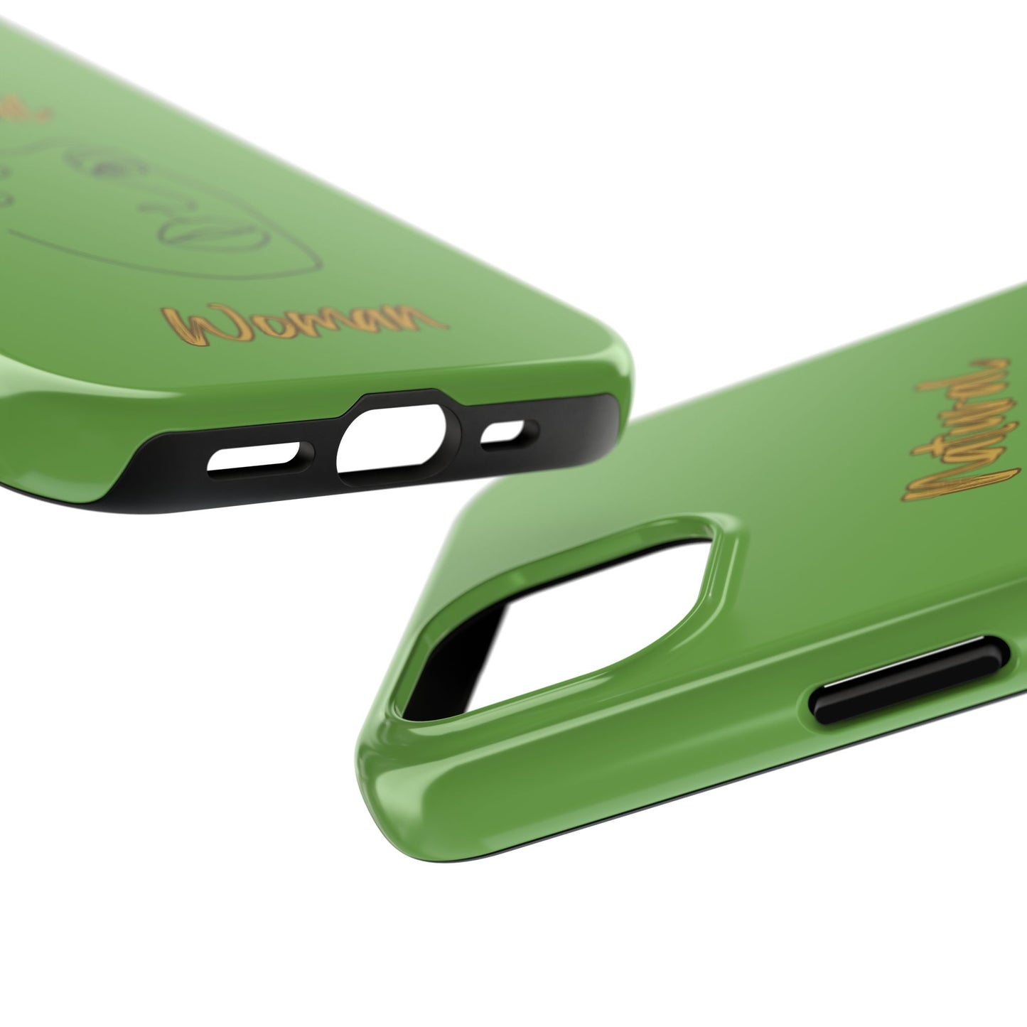Natural Woman Peekaboo (BL)Tough Phone Cases GREEN
