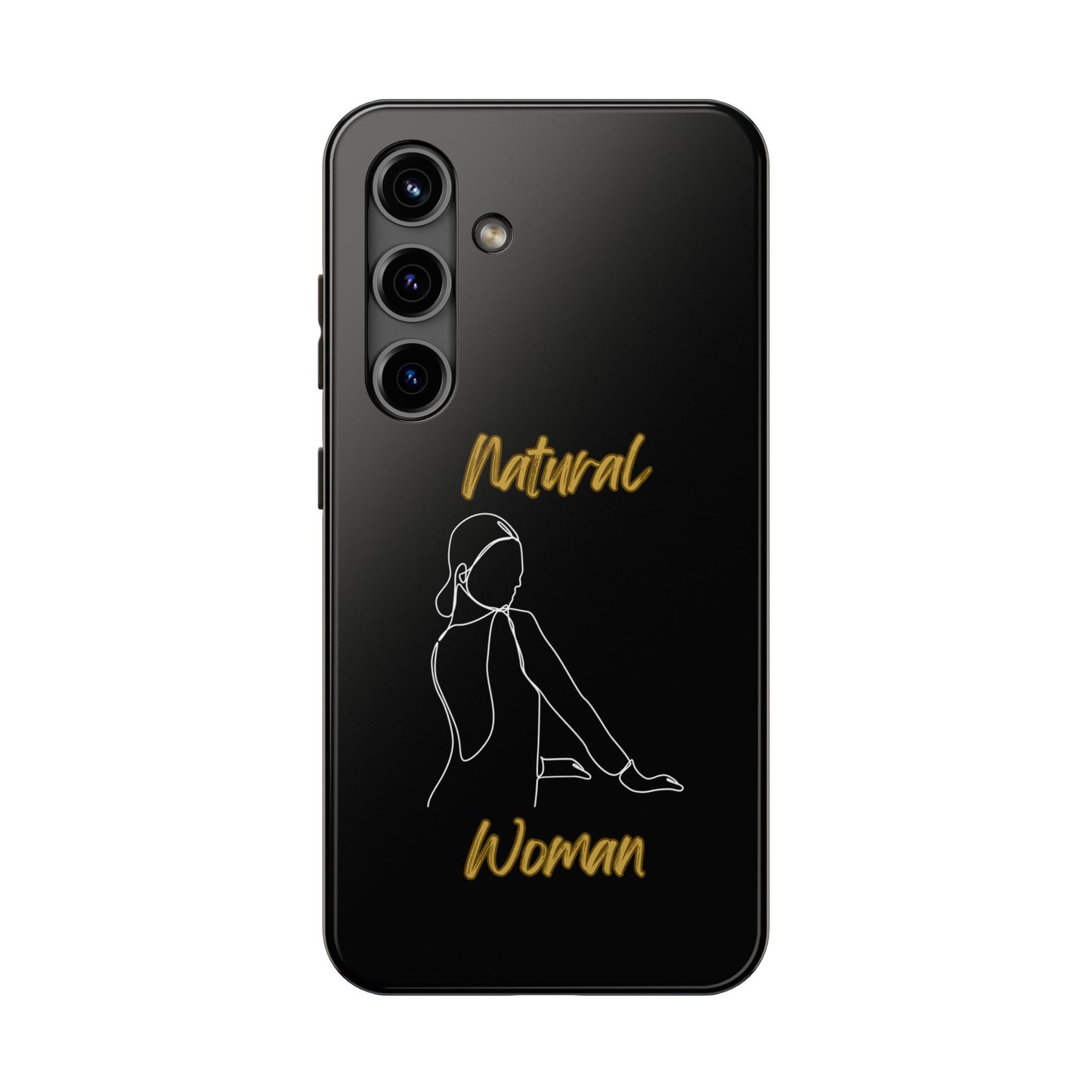 Natural Woman Hands Free (WL)Tough Phone Cases BLACK