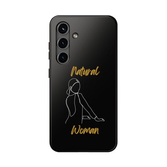 Natural Woman Hands Free (WL)Tough Phone Cases BLACK
