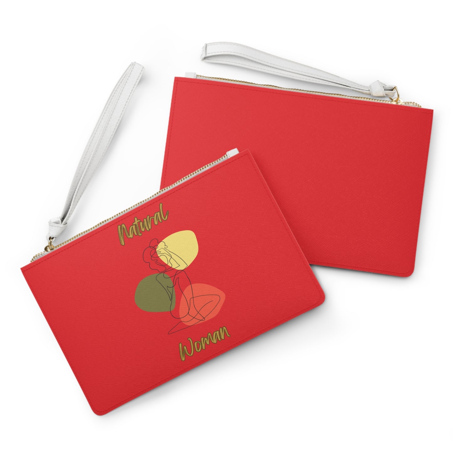 Natural Woman Colorful Pose (BL) Clutch Bag RED