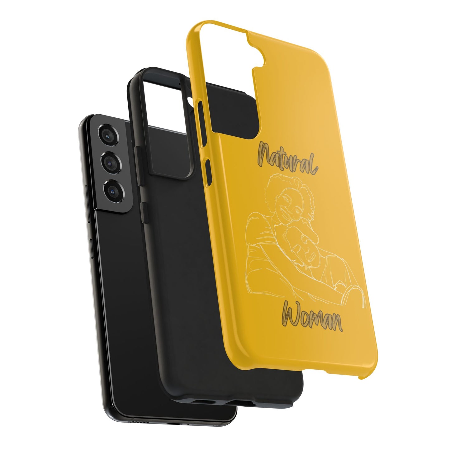 Natural Woman Loving Embrace (WL)Tough Phone Cases YELLOW