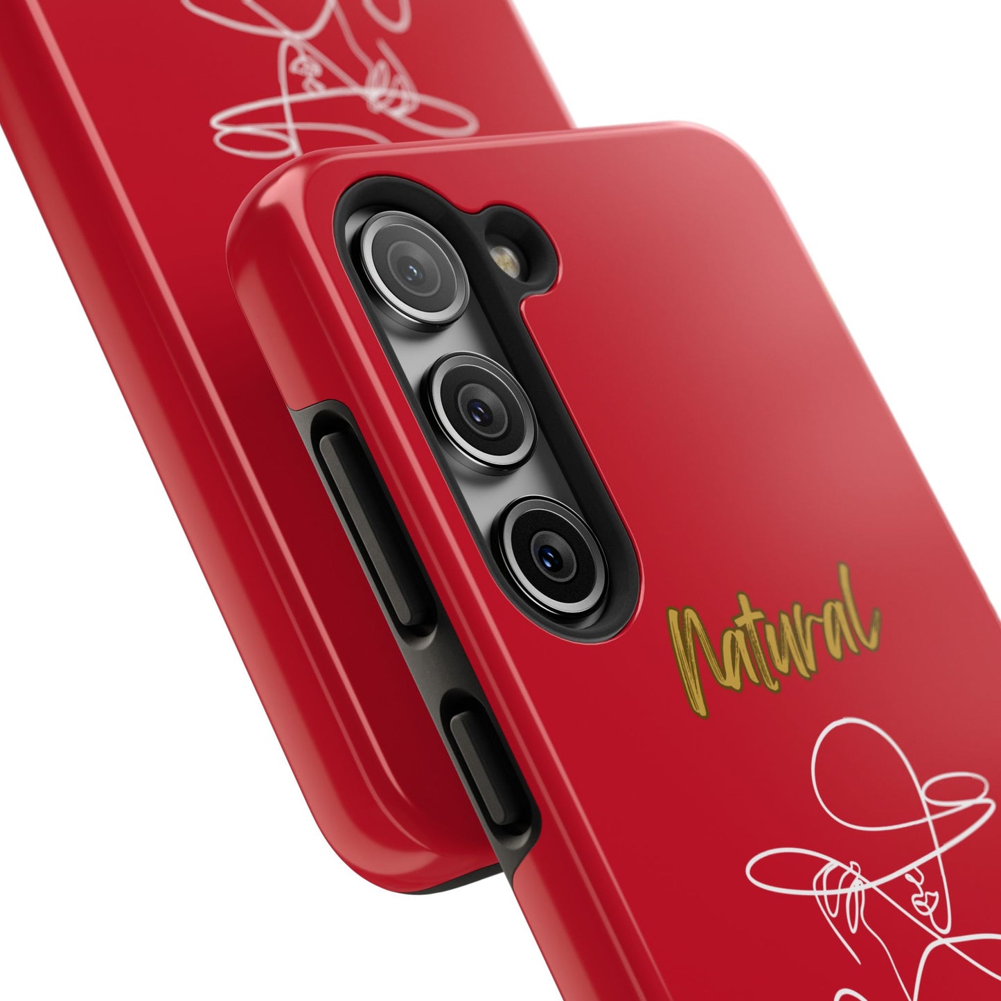 Natural Woman An Original (WL)Tough Phone Cases DARK RED