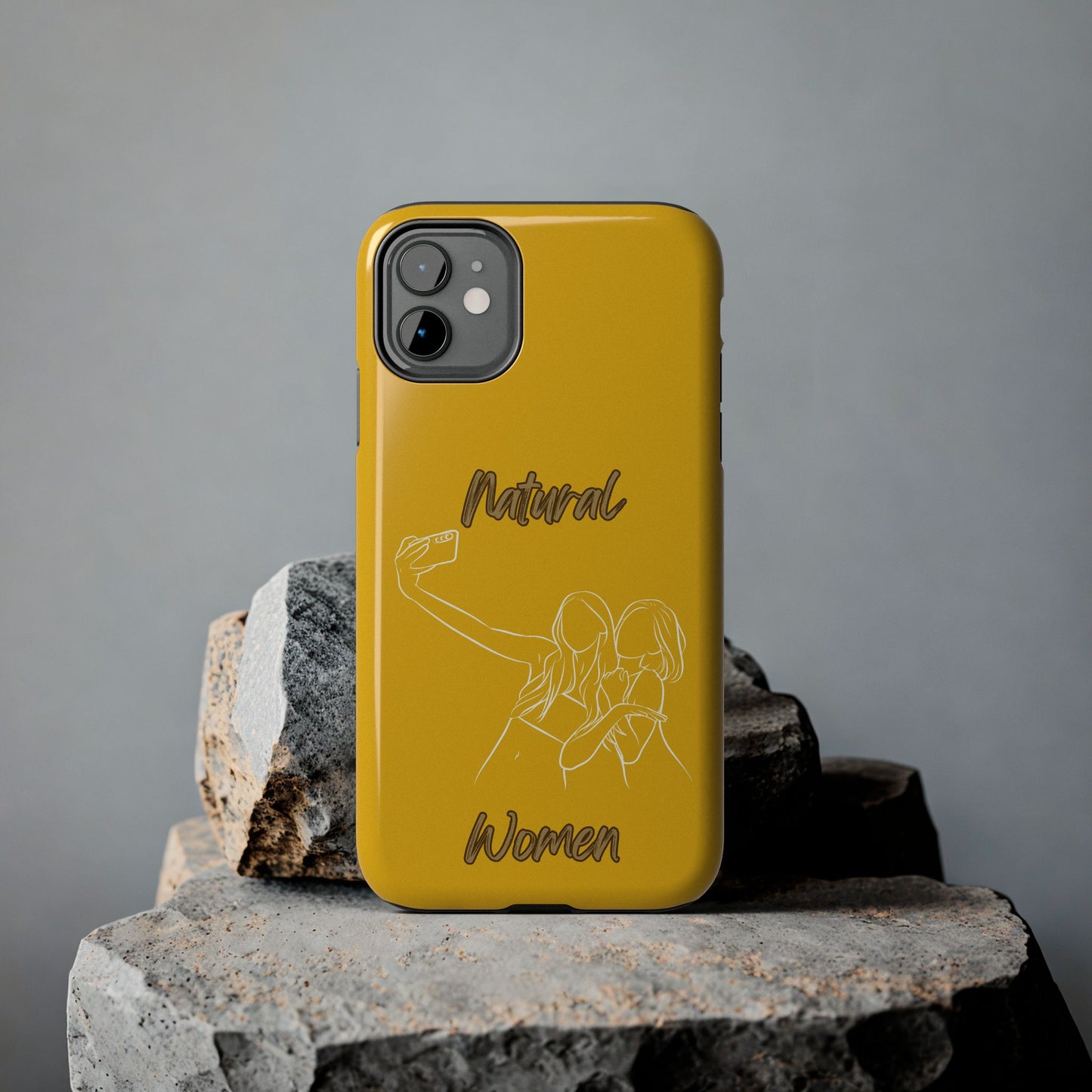 Natural Woman Friends Selfie (WL)Tough Phone Cases YELLOW