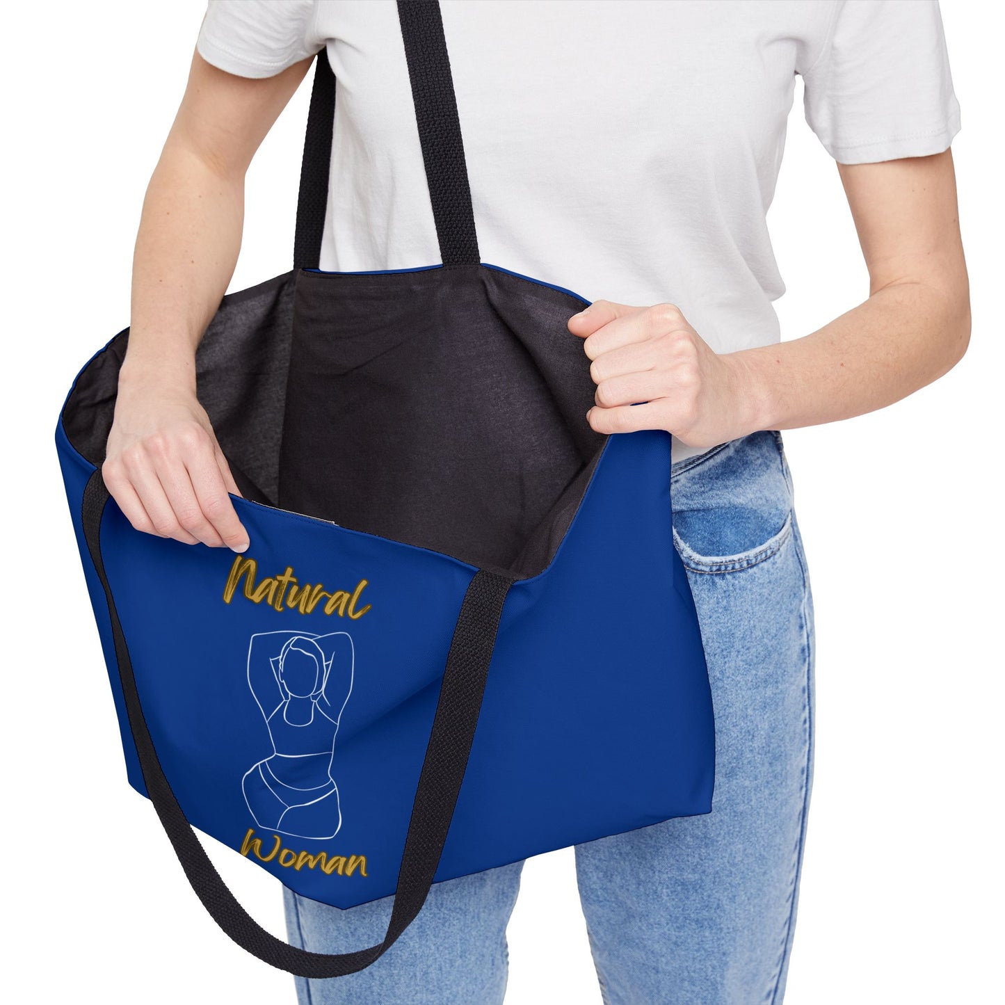Natural Woman I Love Me (WL) Weekender Tote Bag DARK BLUE
