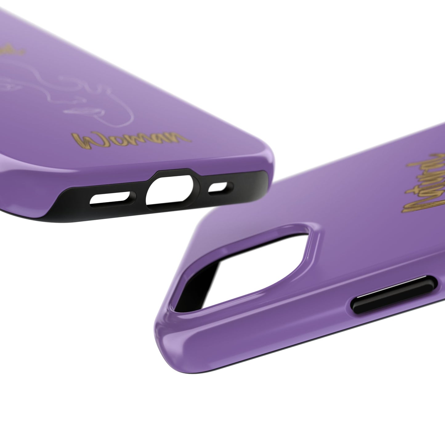 Natural Woman Looking (WL)Tough Phone Cases LIGHT PURPLE