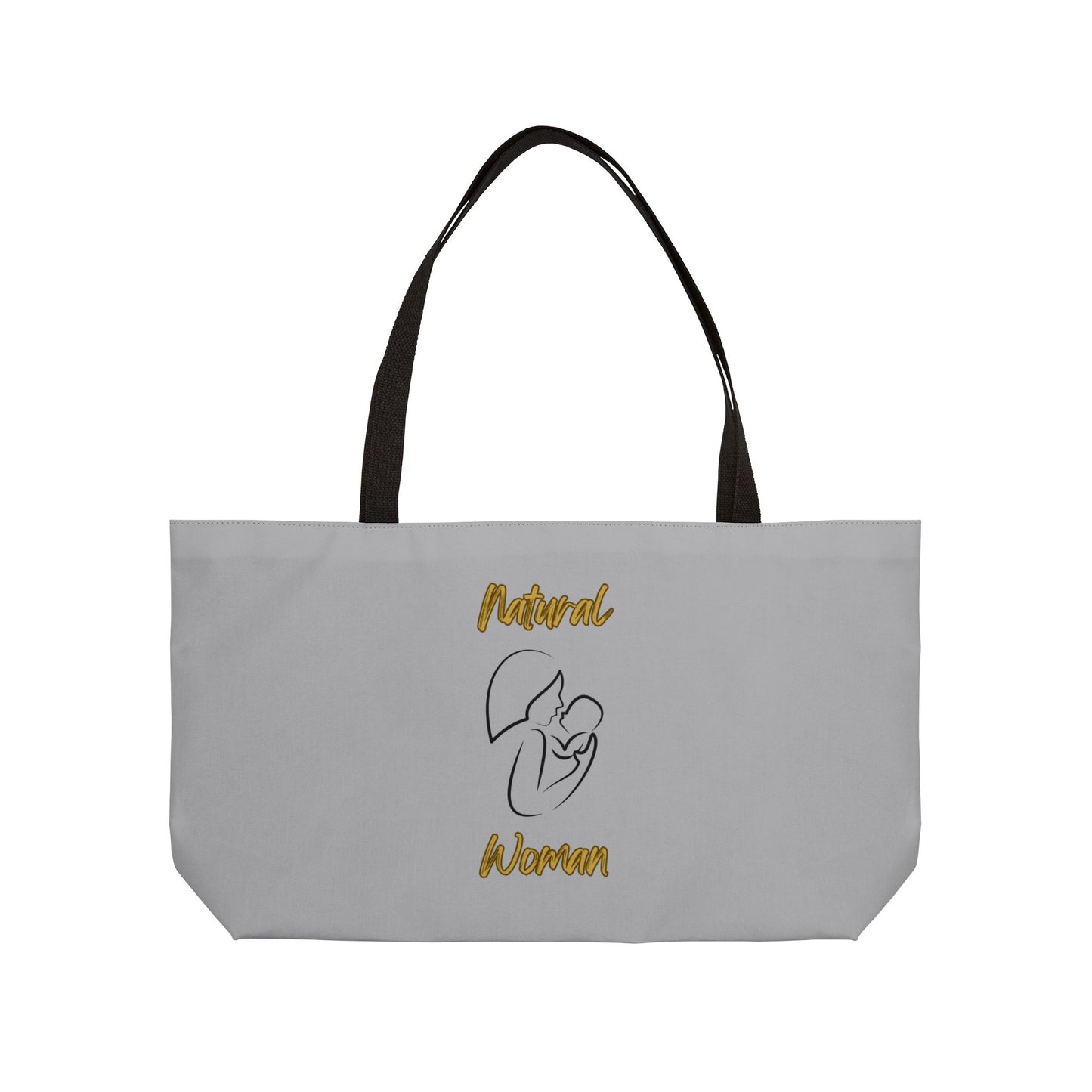 Natural Woman Long Awaited (BL) Weekender Tote Bag LIGHT GREY