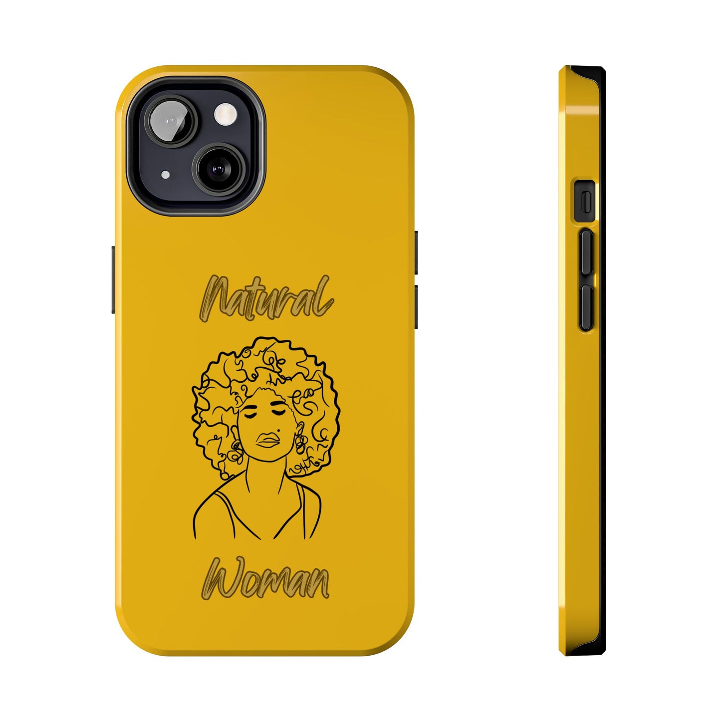 Natural Woman All About Me (BL)Tough Phone Cases YELLOW