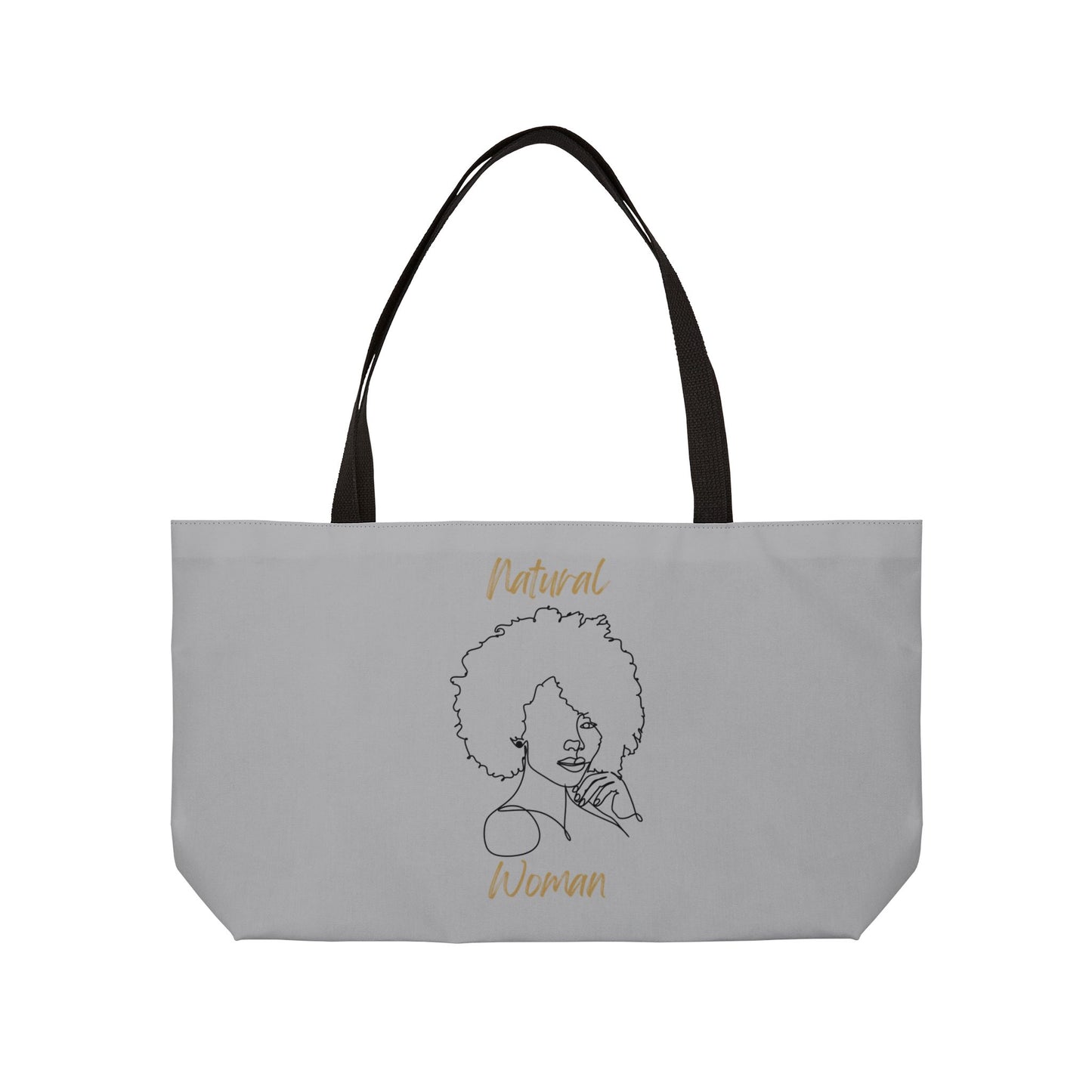 Natural Woman The Look (BL) Weekender Tote Bag LIGHT GREY