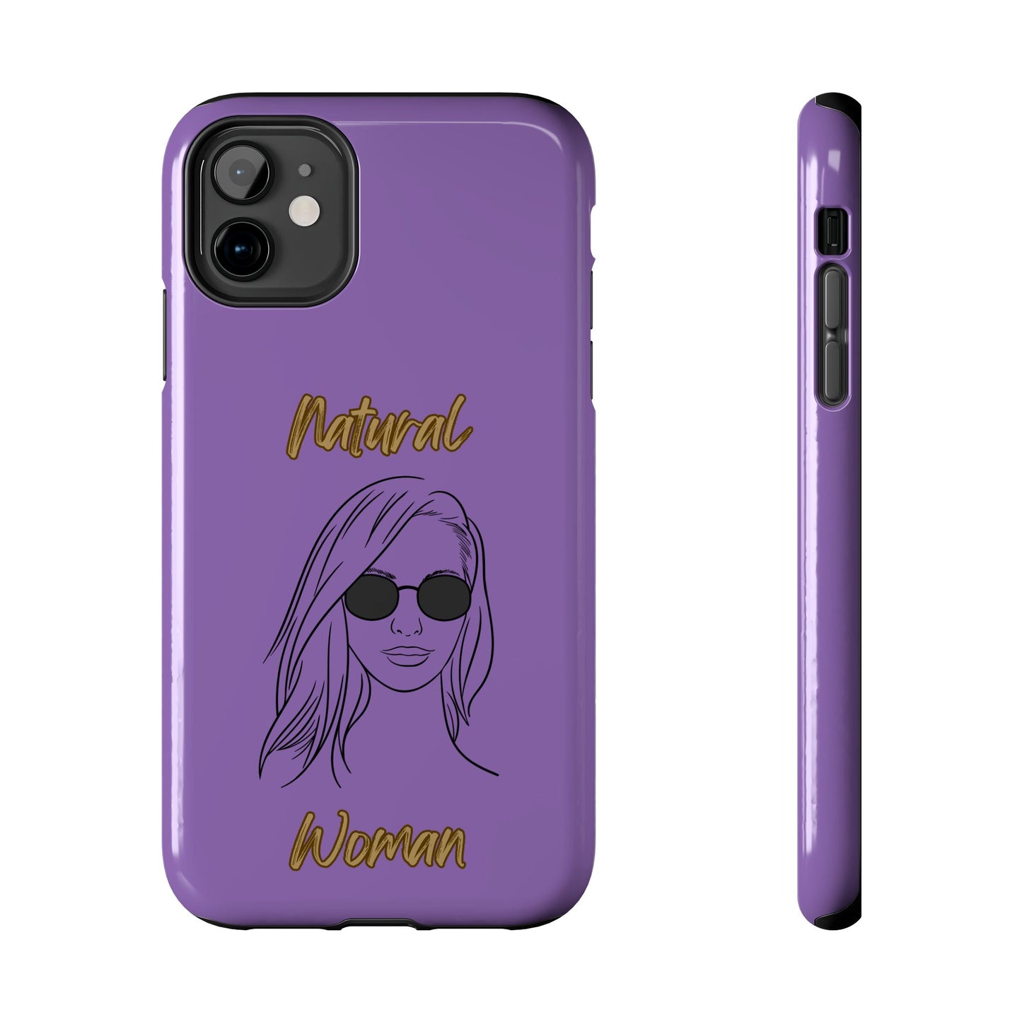 Natural Woman Shades (BL)Tough Phone Cases LIGHT PURPLE