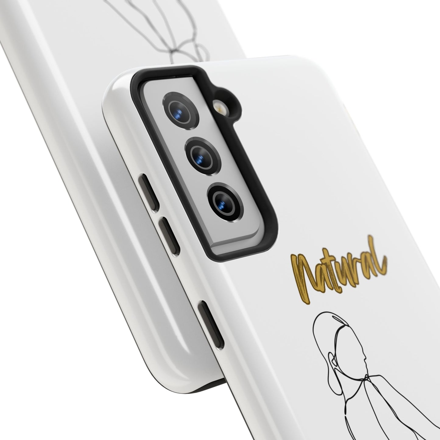Natural Woman Hands Free (BL)Tough Phone Cases WHITE
