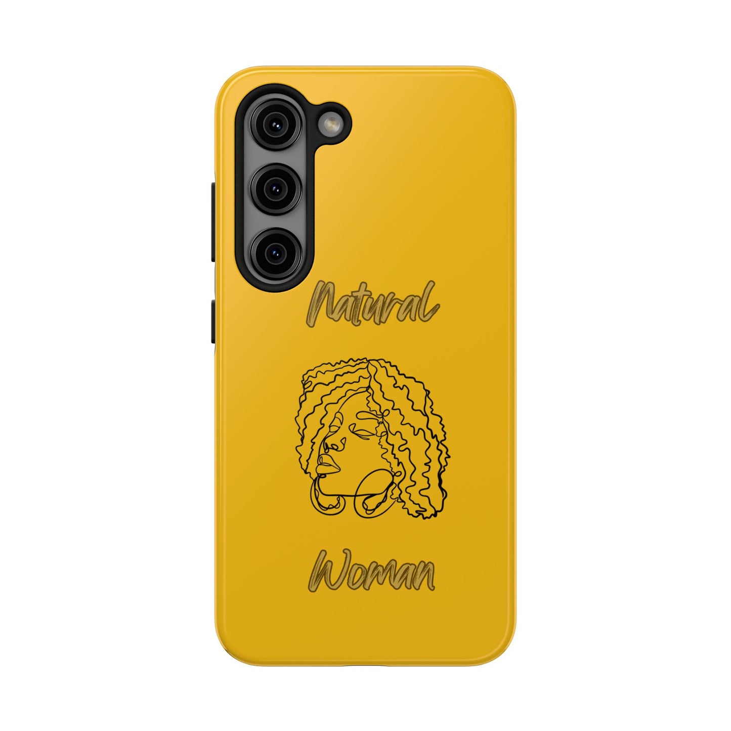 Natural Woman Naturally Me (BL)Tough Phone Cases YELLOW