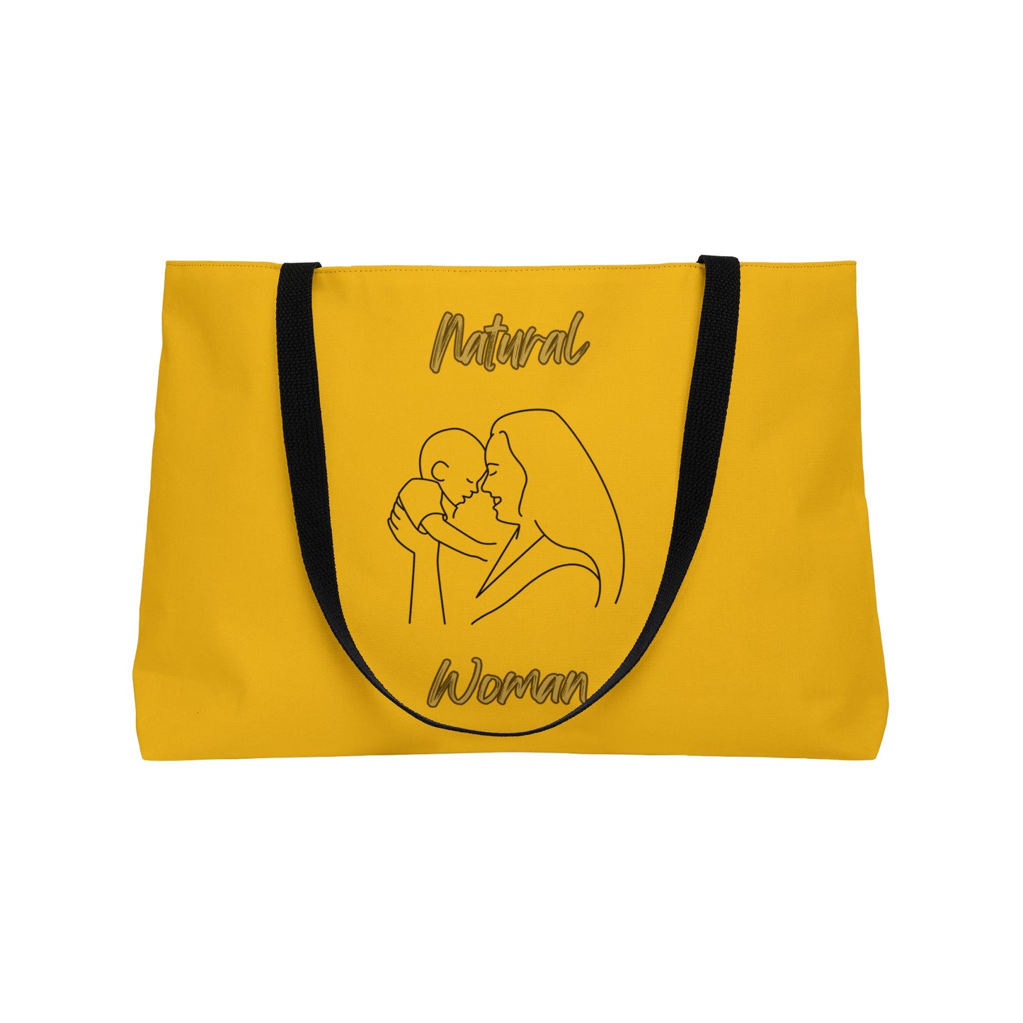 Natural Woman Joy (BL) Weekender Tote Bag YELLOW