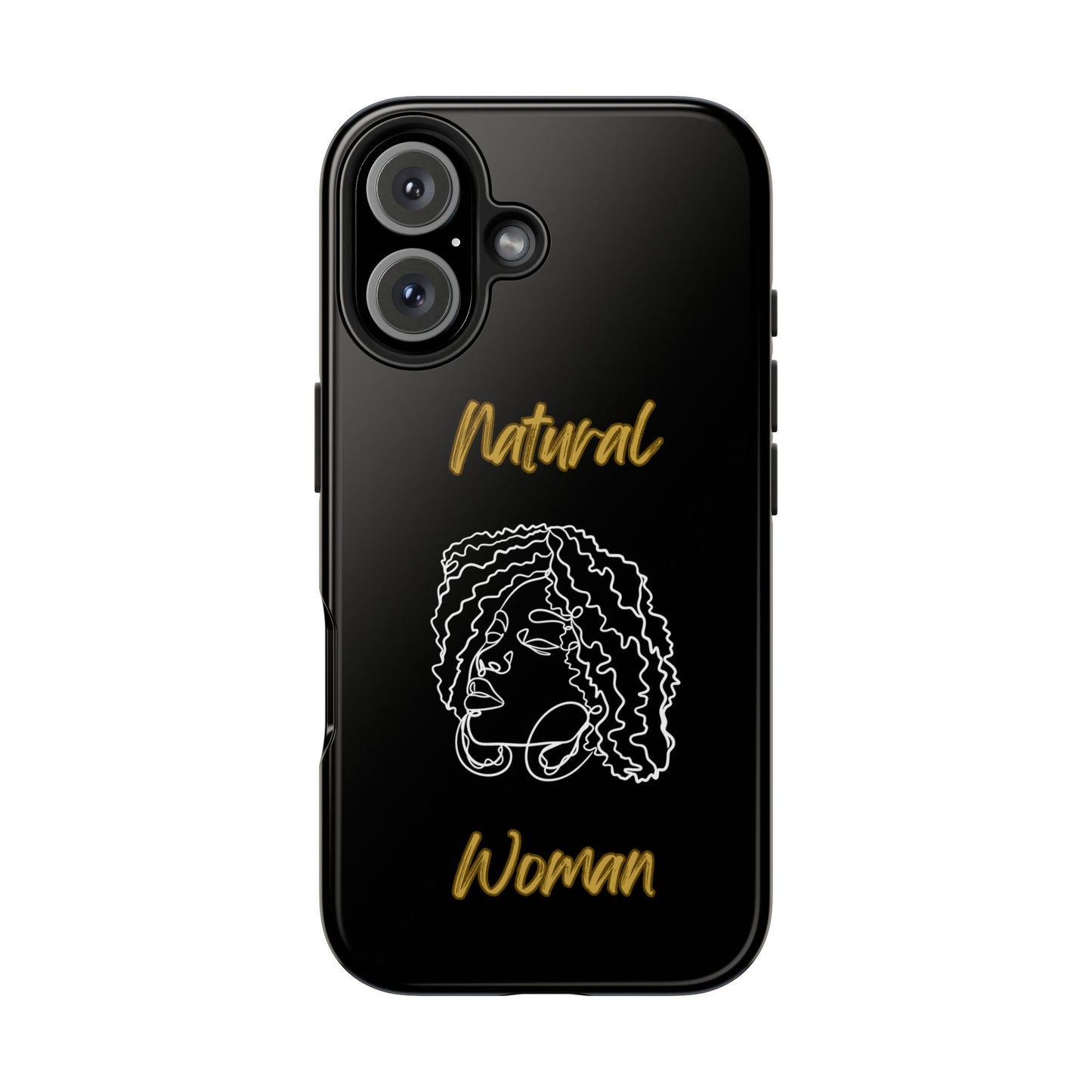 Natural Woman Naturally Me (WL)Tough Phone Cases BLACK