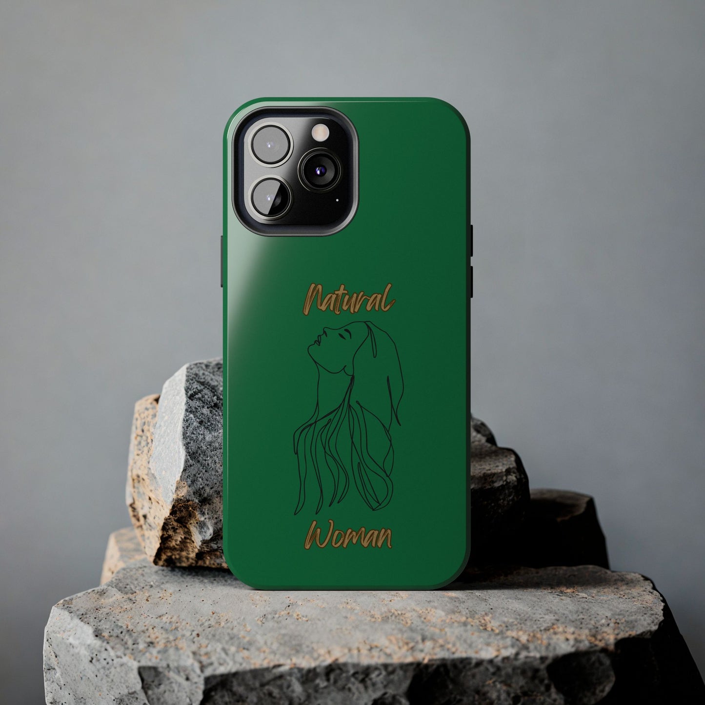 Natural Woman Appreciation (BL) Tough Phone Cases DARK GREEN