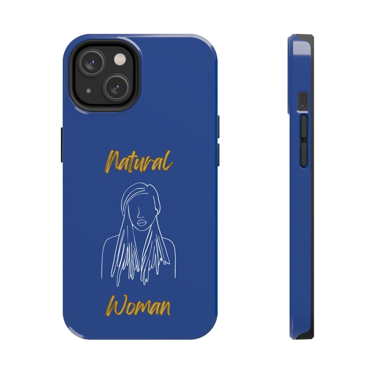 Natural Woman Content (WL)Tough Phone Cases DARK BLUE