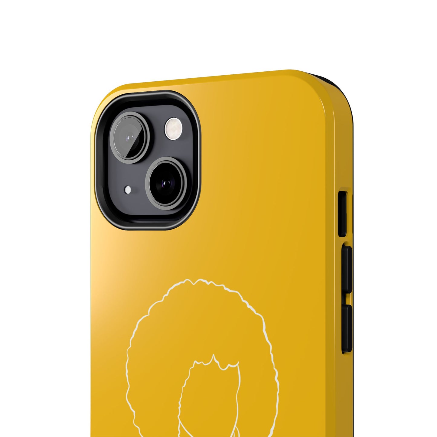 Natural Woman Afro (WL)Tough Phone Cases YELLOW