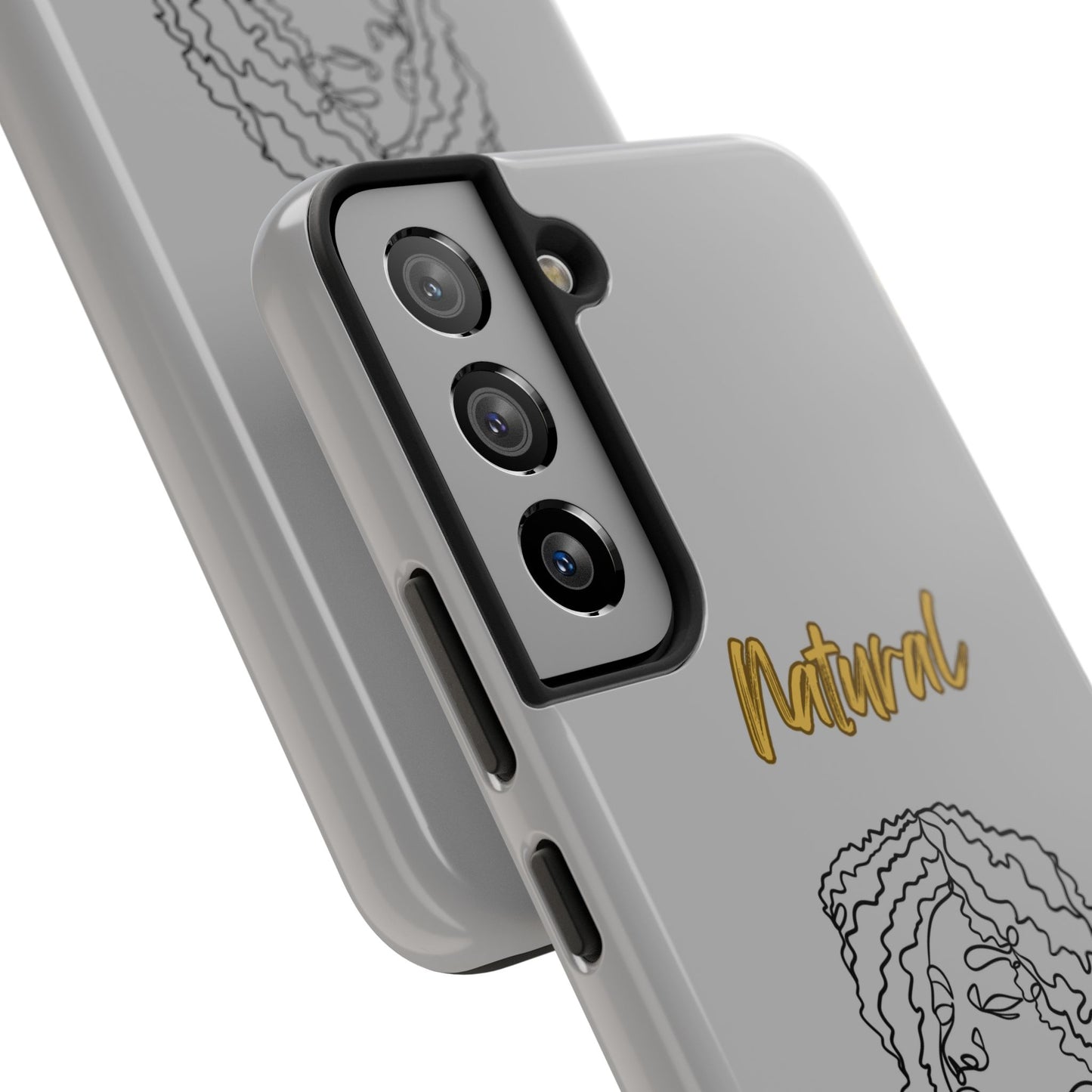 Natural Woman Naturally Me (BL)Tough Phone Cases LIGHT GREY