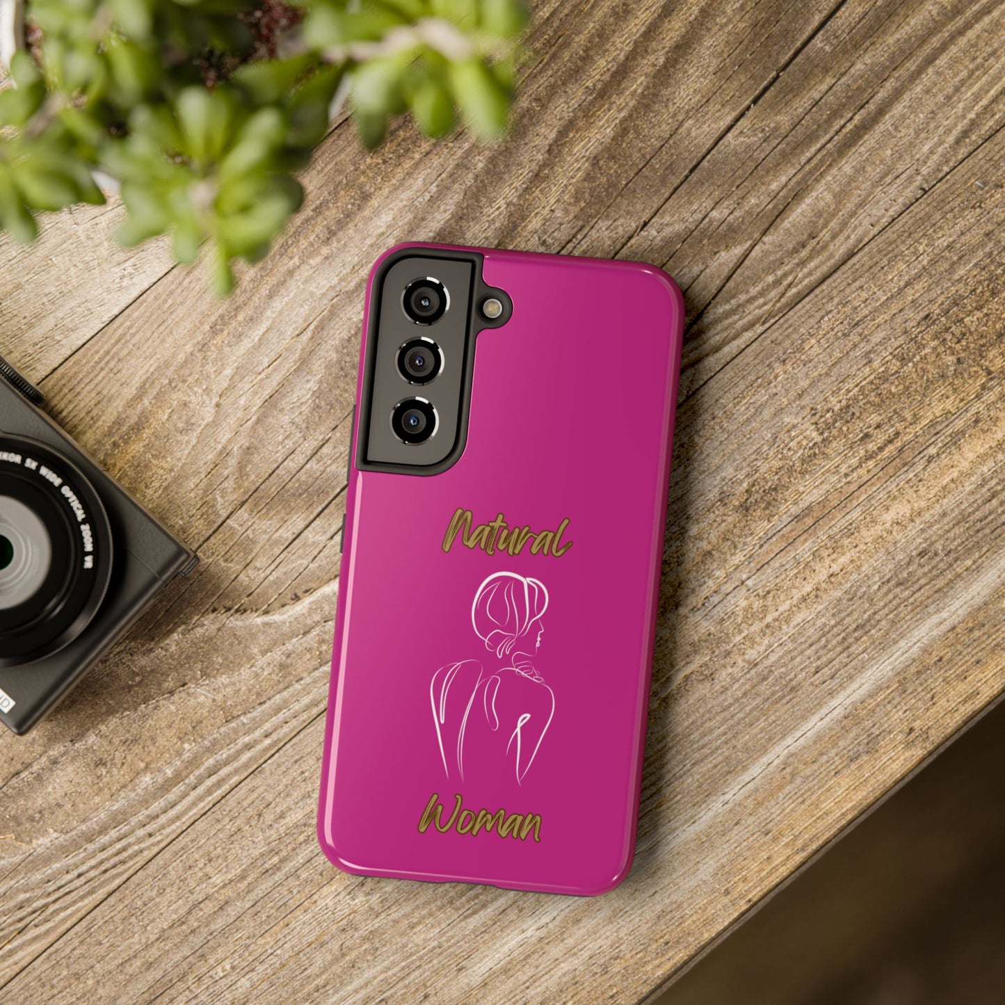 Natural Woman Back (WL)Tough Phone Cases PINK