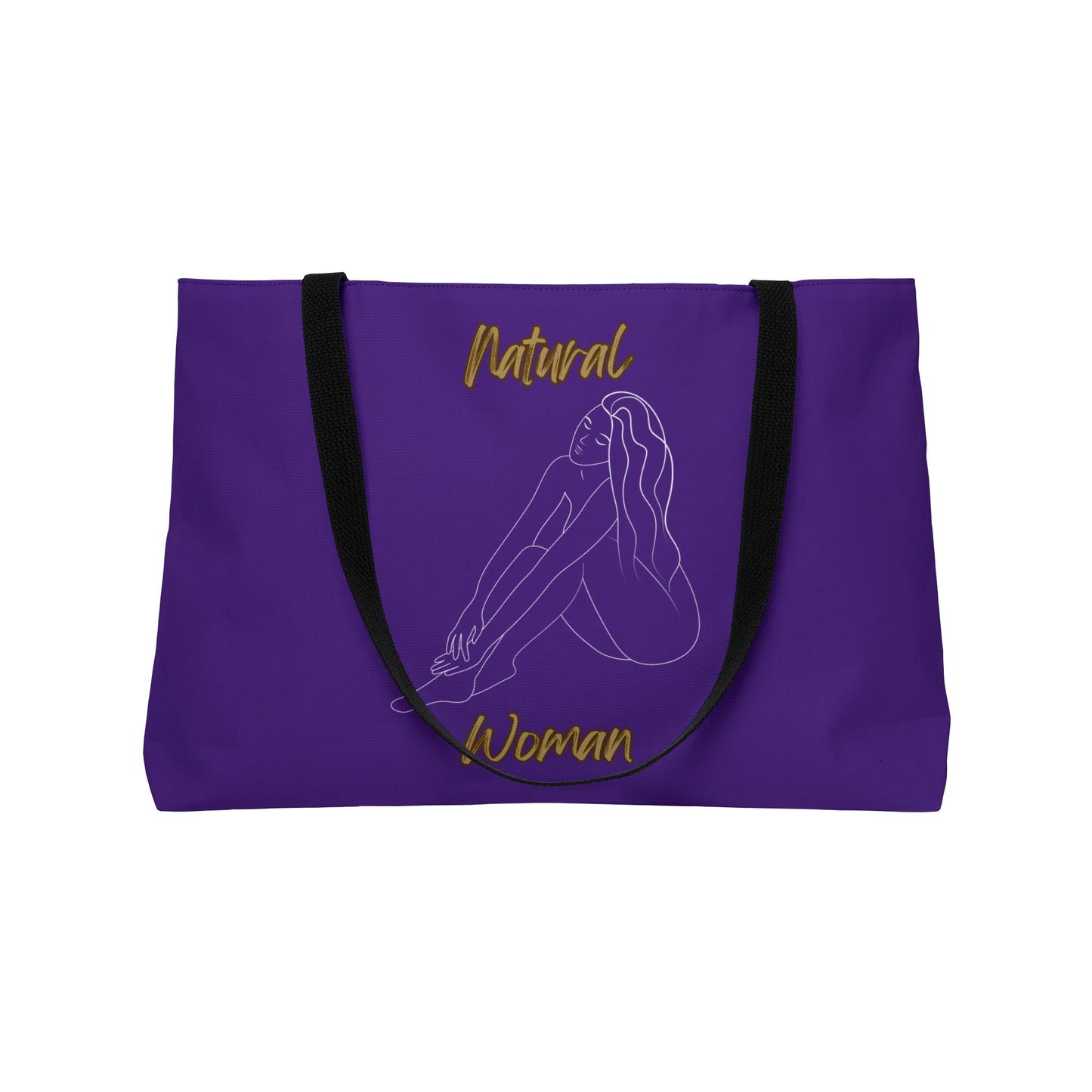 Natural Woman Beauty (WL) Weekender Tote Bag PURPLE