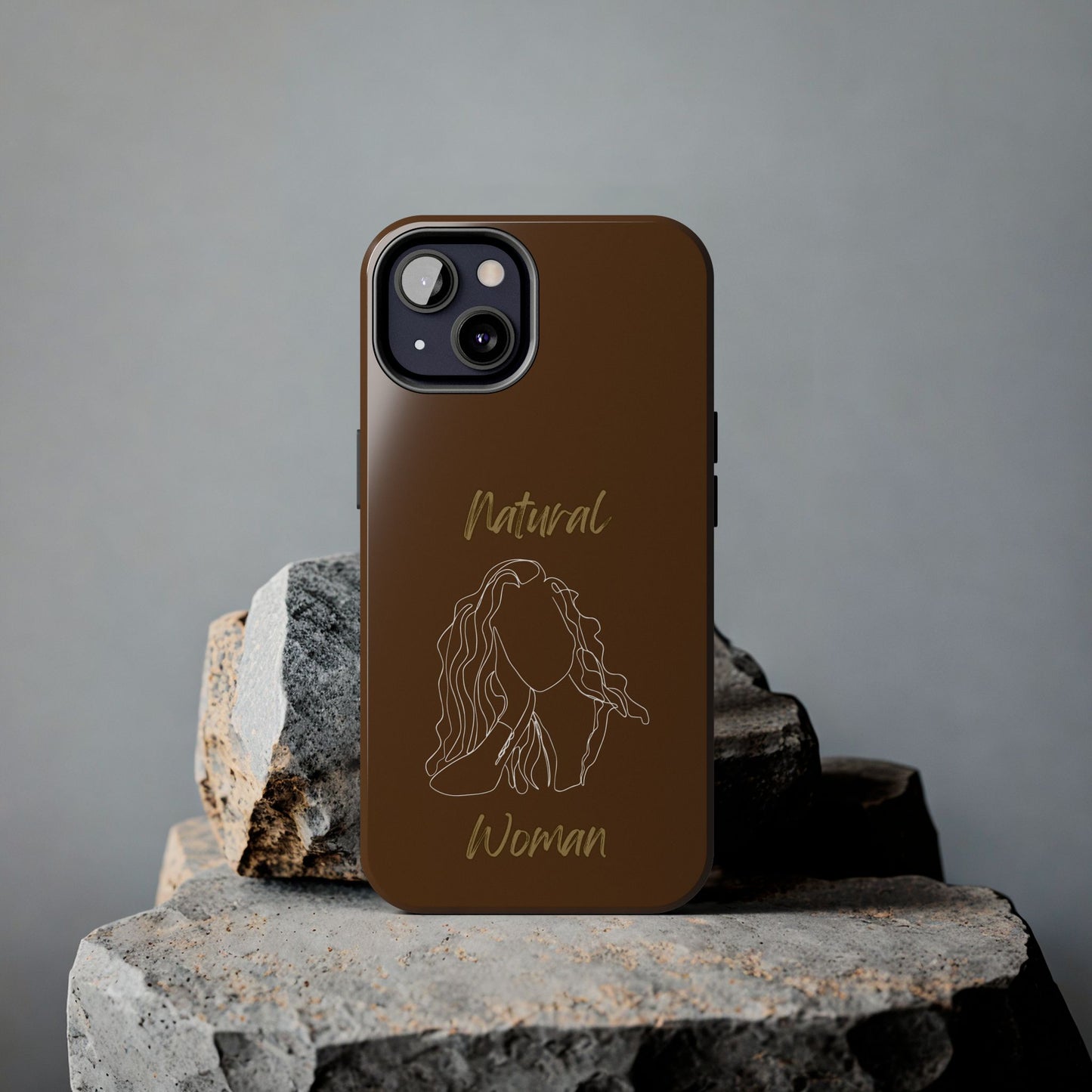 Natural Woman Relaxed (WL) Tough Phone Cases BROWN