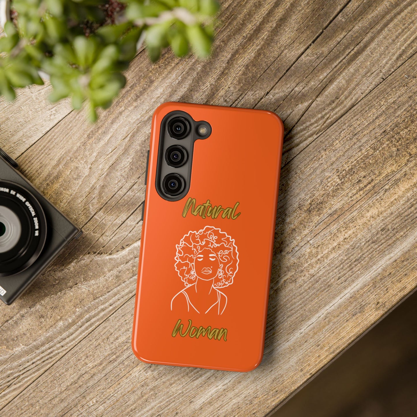 Natural Woman All About Me (WL)Tough Phone Cases ORANGE