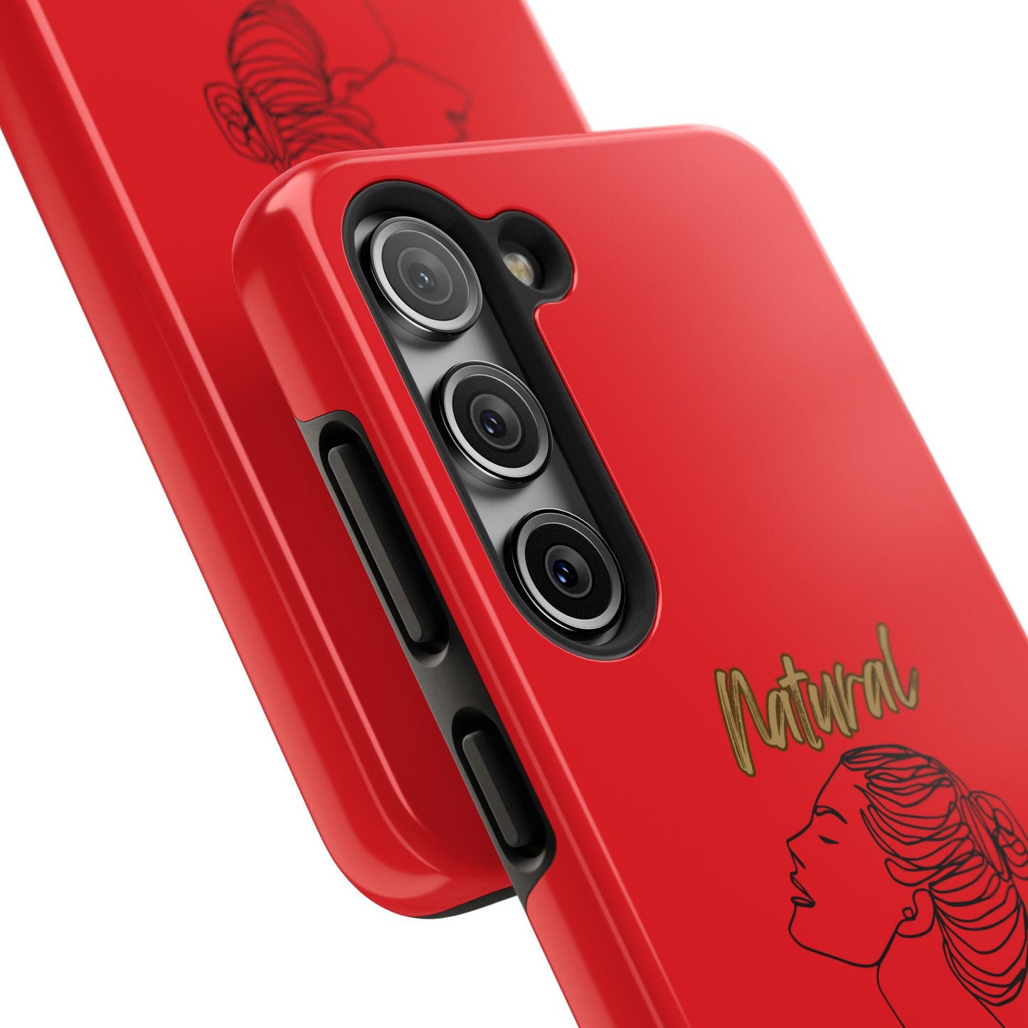 Natural Woman Wet Bun (BL) Tough Phone Cases RED