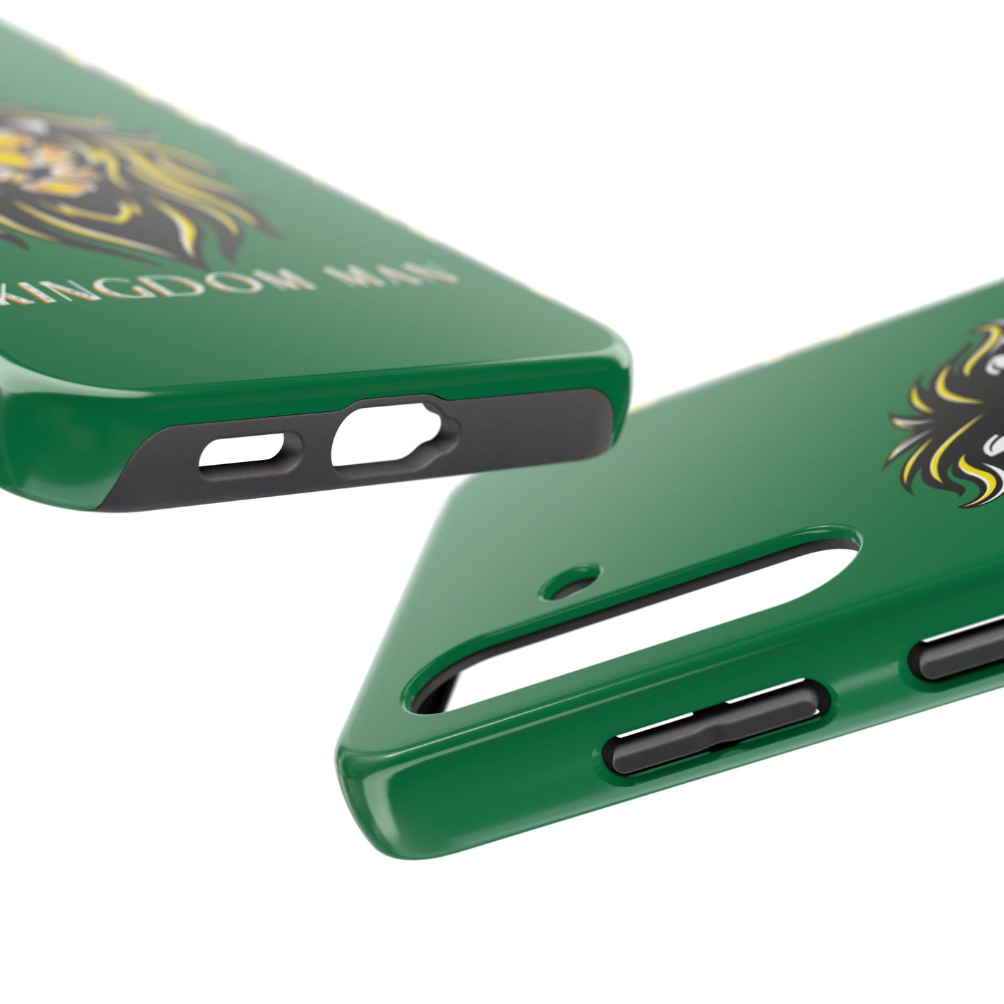 Kingdom Man (White-Gold Label) Tough Phone Case DARK GREEN