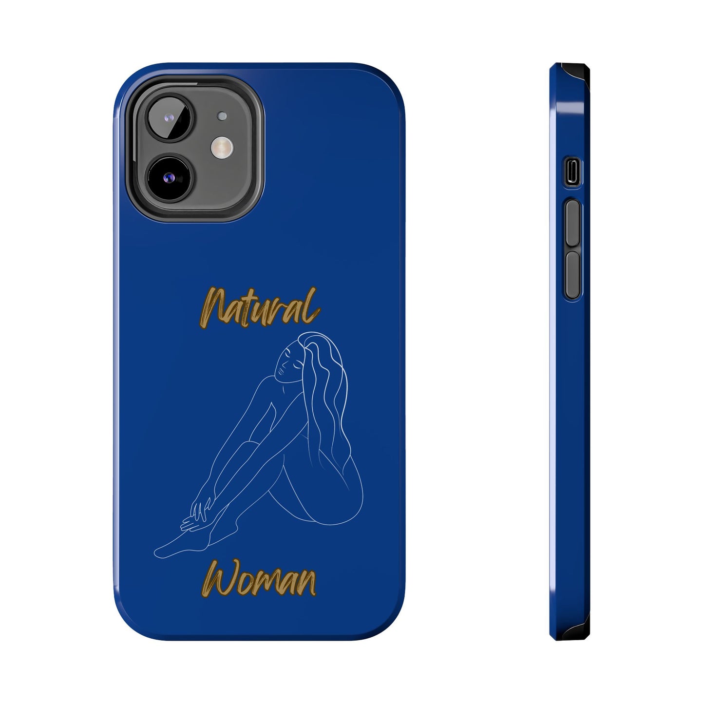 Natural Woman Beauty (WL) Tough Phone Cases DARK BLUE