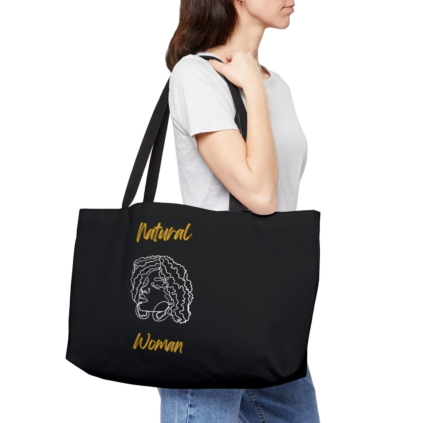 Natural Woman Naturally Me (WL) Weekender Tote Bag BLACK