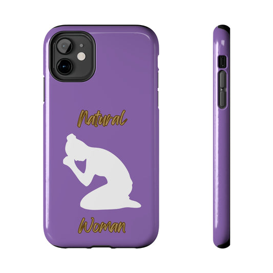 Natural Woman Pray (WL) Tough Phone Cases LIGHT PURPLE