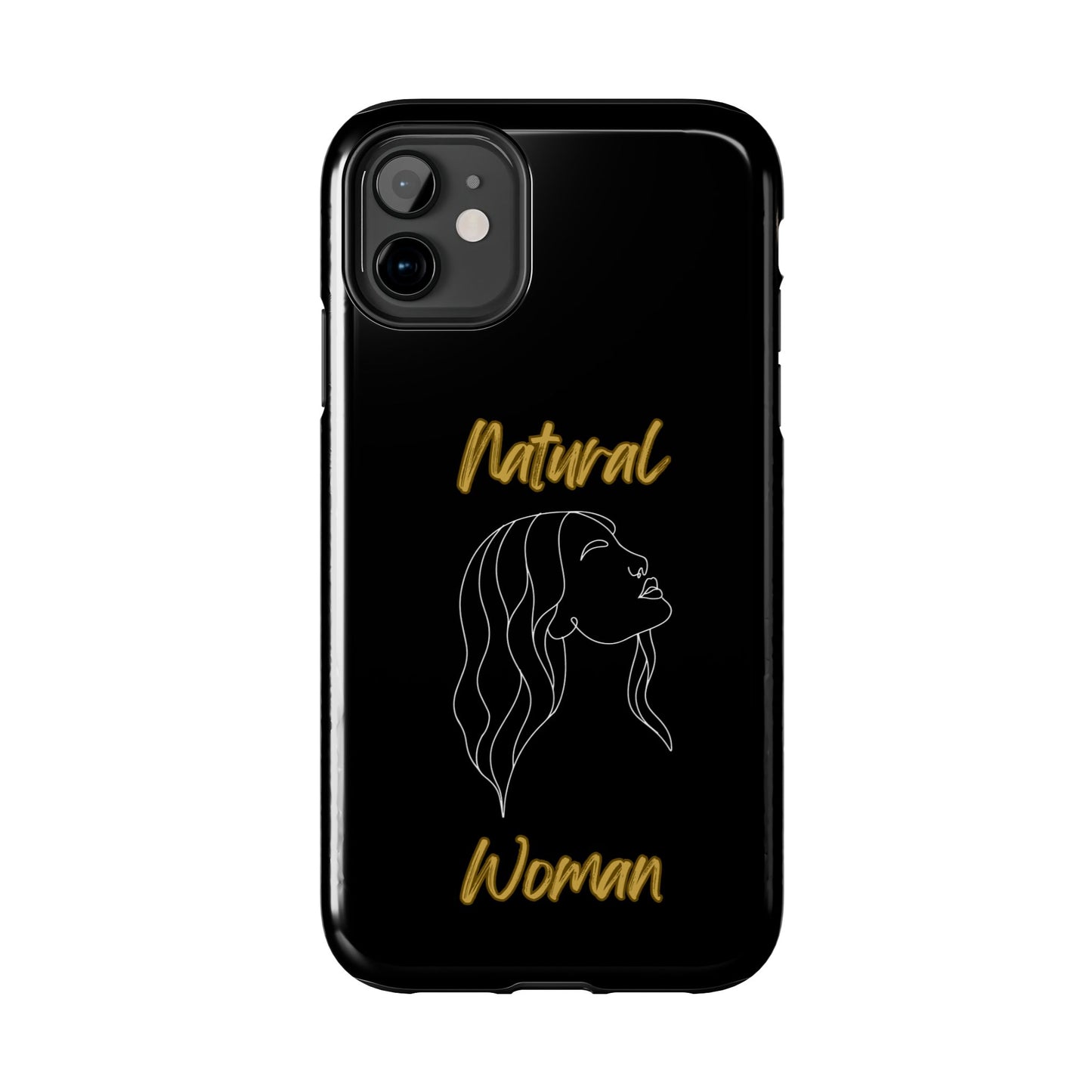 Natural Woman Breeze On Face (WL)Tough Phone Cases BLACK