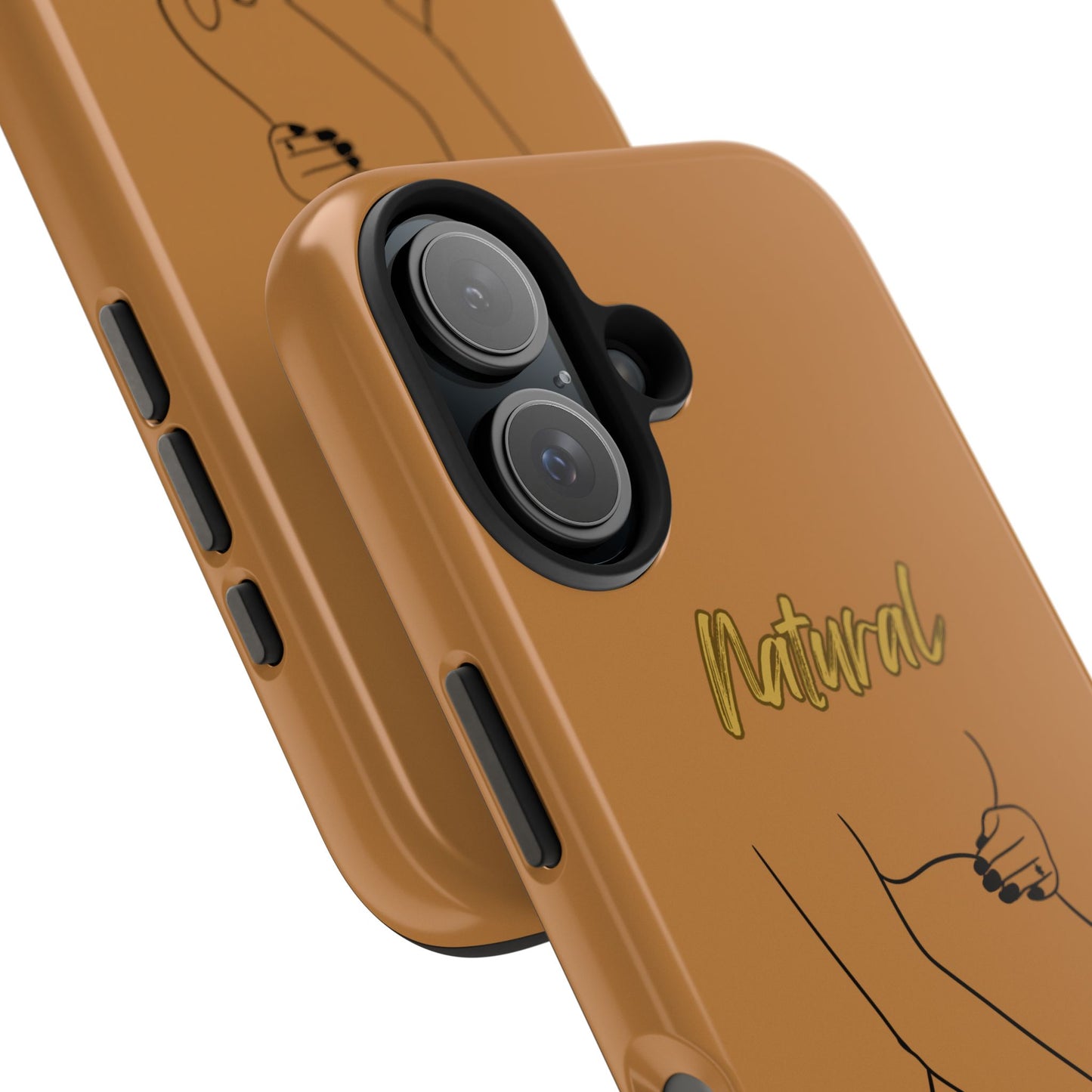 Natural Woman Loved In & Out (BL)Tough Phone Cases LIGHT BROWN