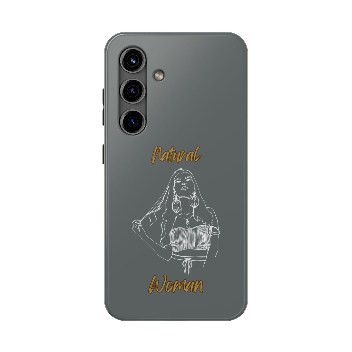 Natural Woman Thinking (WL)Tough Phone Cases DARK GREY