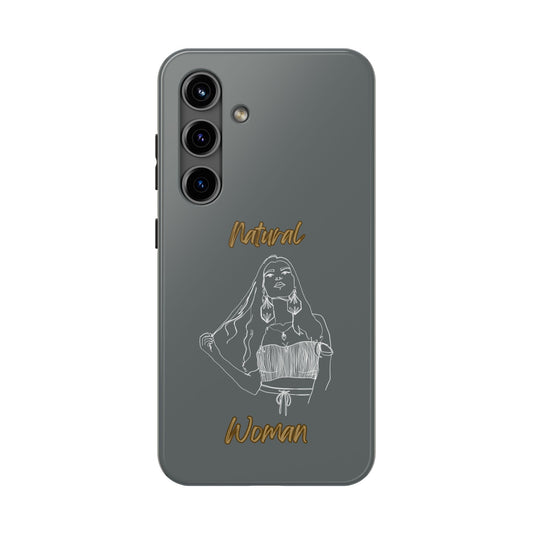 Natural Woman Thinking (WL)Tough Phone Cases DARK GREY