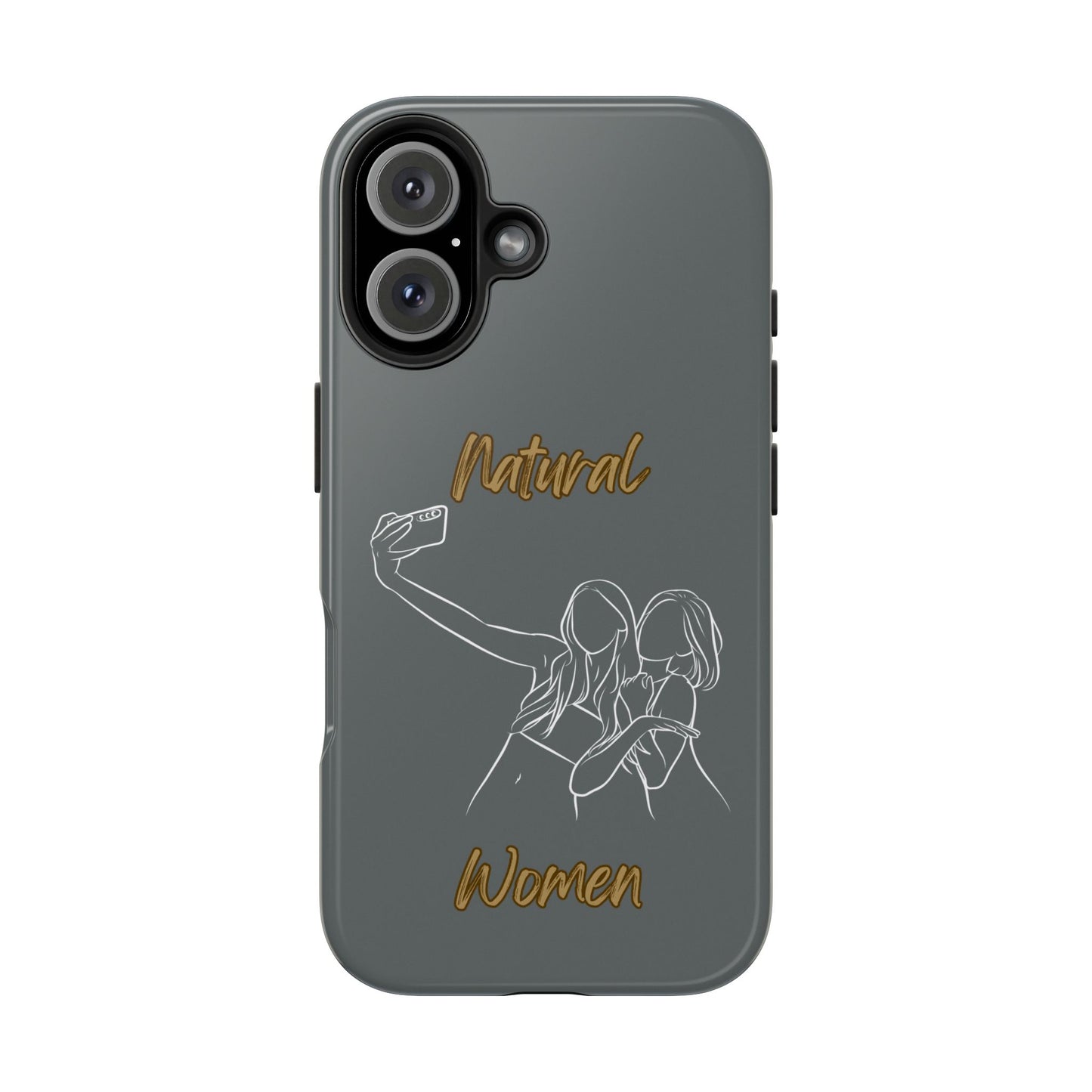 Natural Woman Friends Selfie (WL)Tough Phone Cases DARK GREY