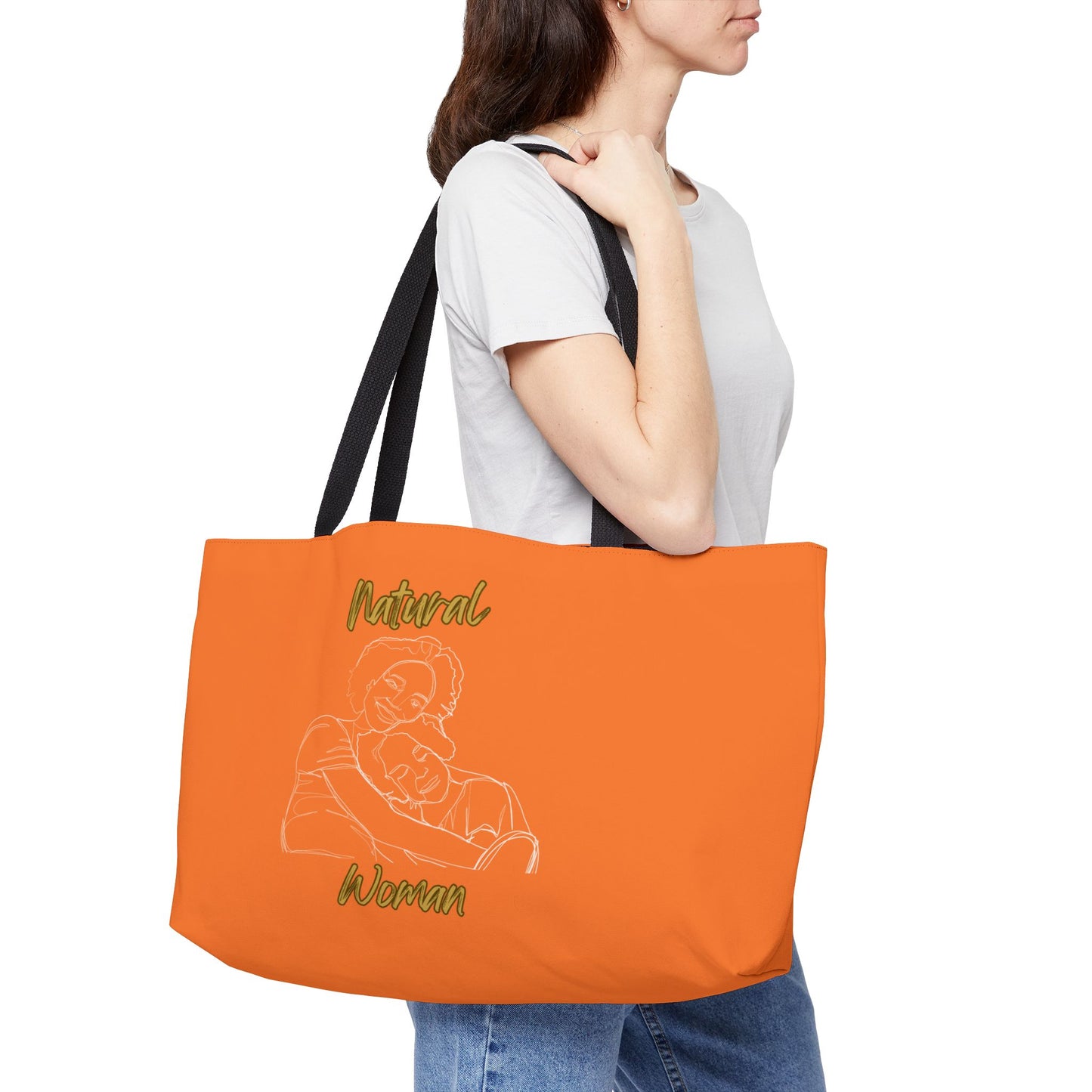 Natural Woman Loving Embrace (WL) Weekender Tote Bag CRUSTA