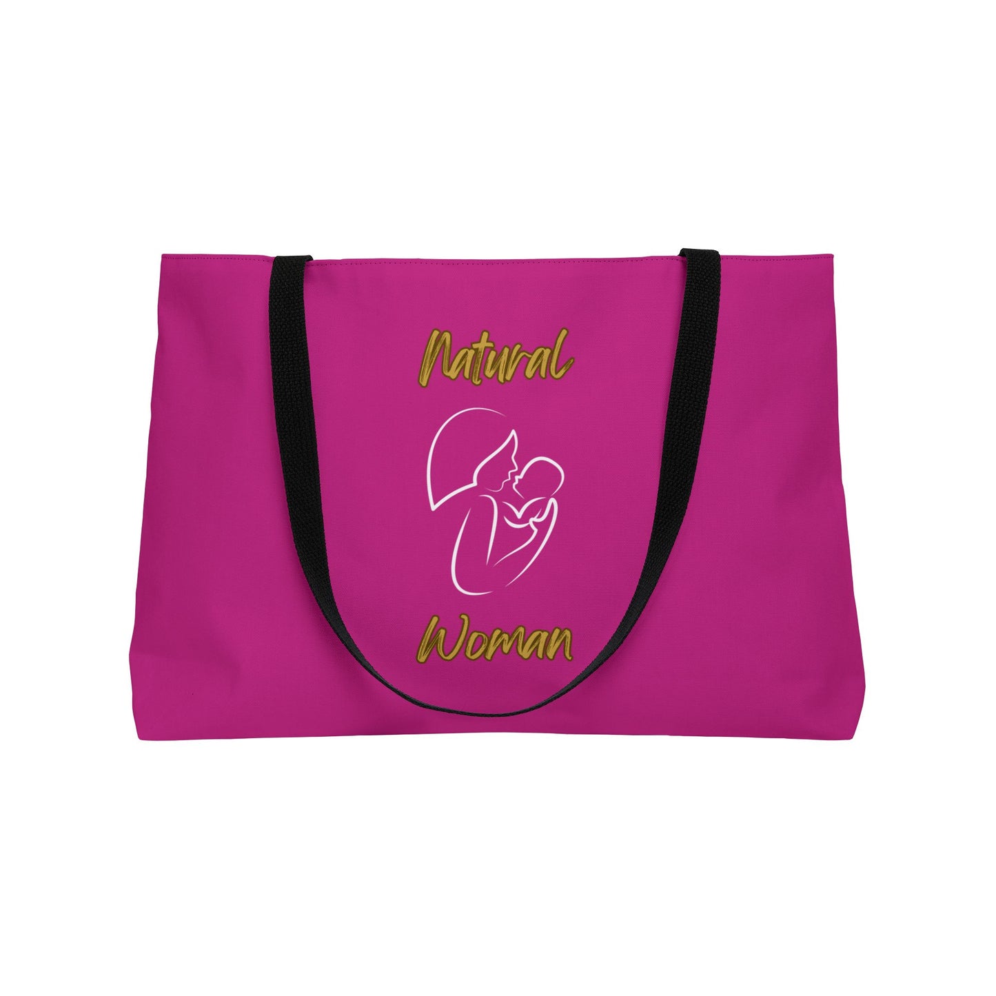 Natural Woman Long Awaited (WL) Weekender Tote Bag PINK