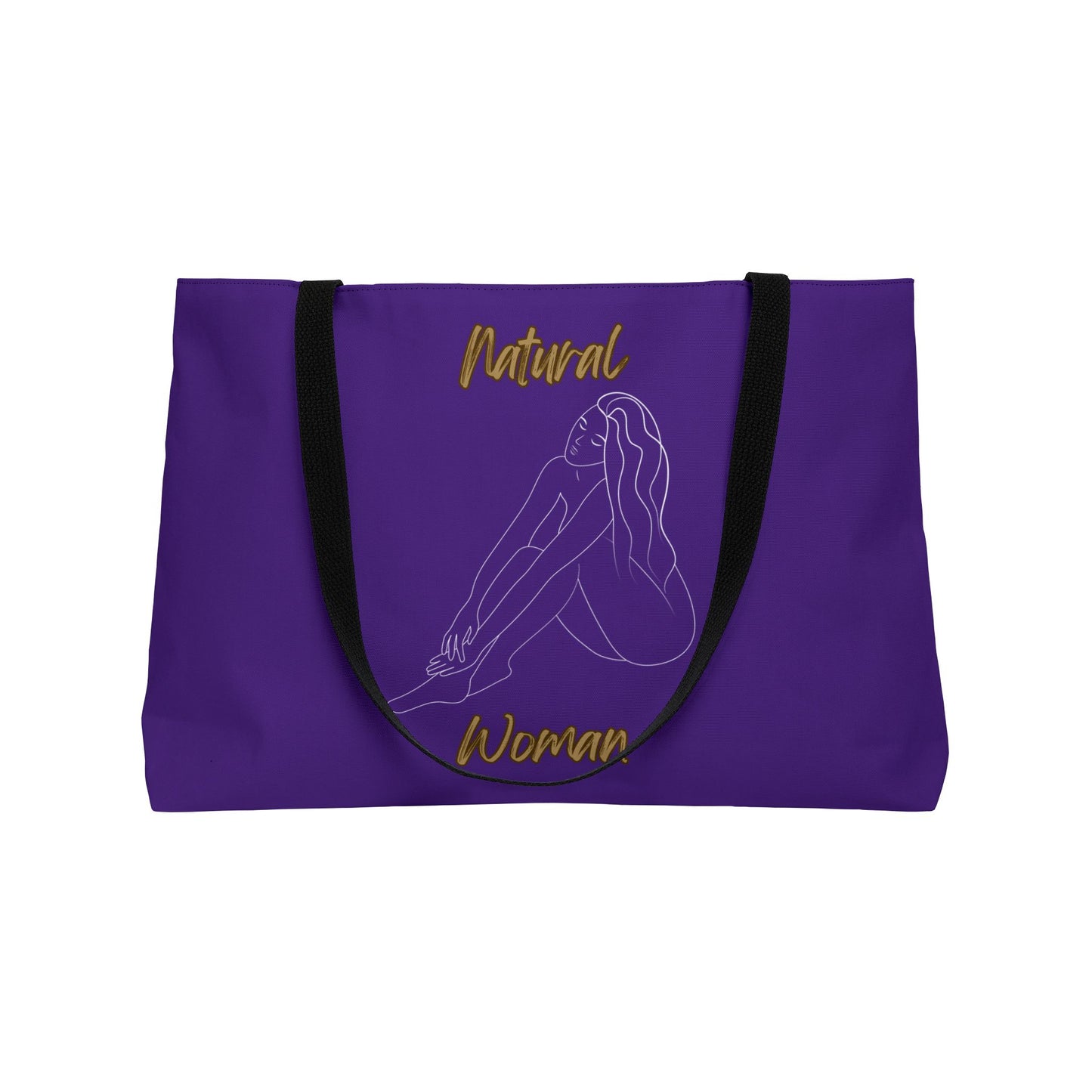 Natural Woman Beauty (WL) Weekender Tote Bag PURPLE